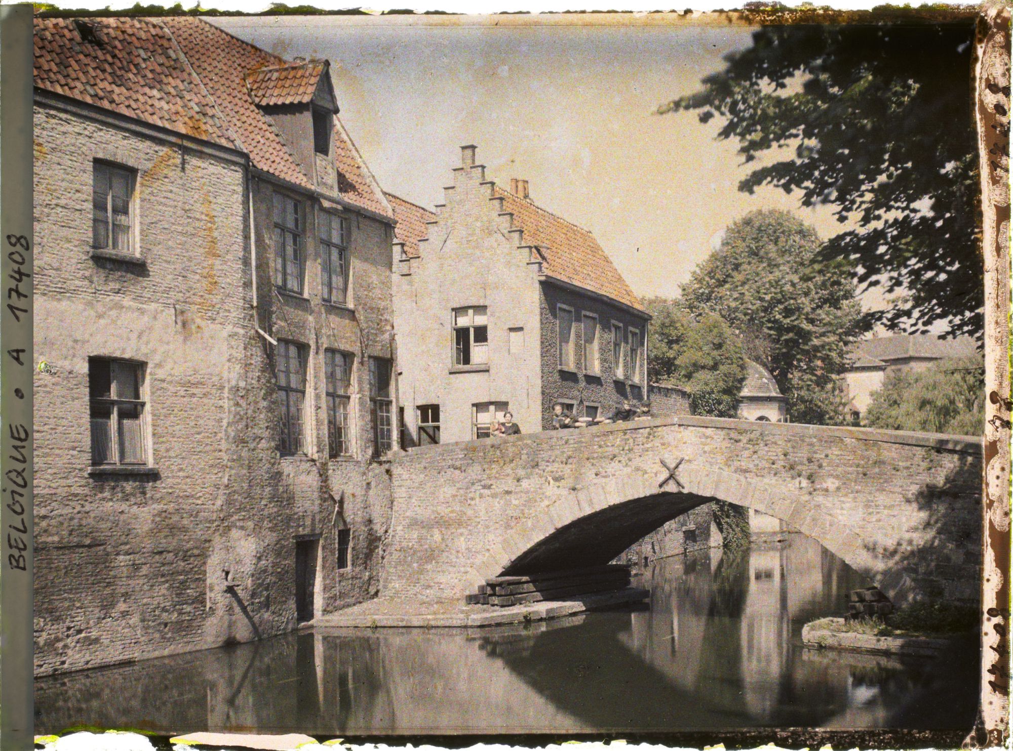 Image représentant Belgique, Bruges, Le Pont du Cheval vu du Quai des Marbriers