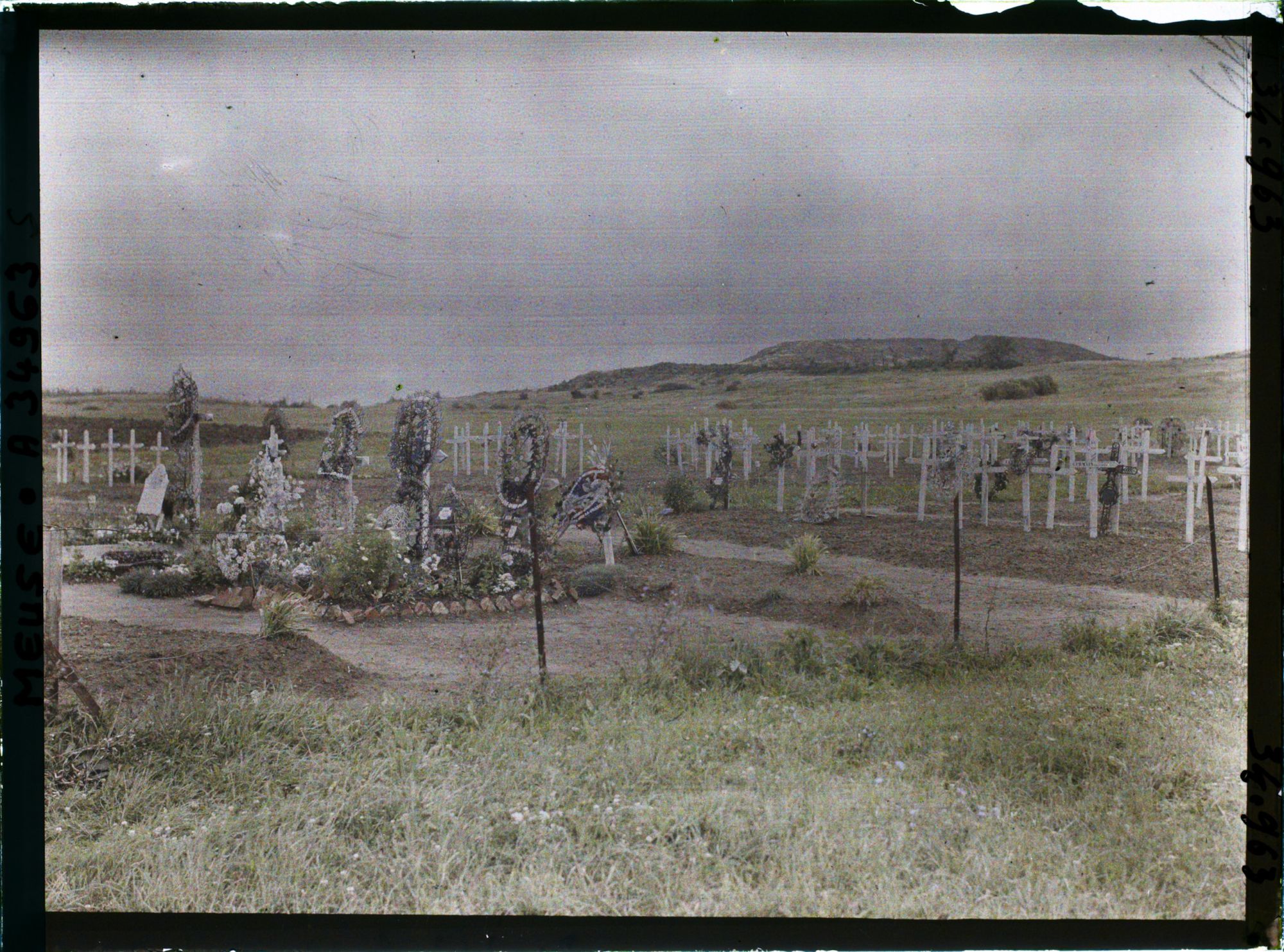 Image représentant France, Buzemant, Sectr le Vauquois, Vue prise à l'est de la route de Varennes à Verdun