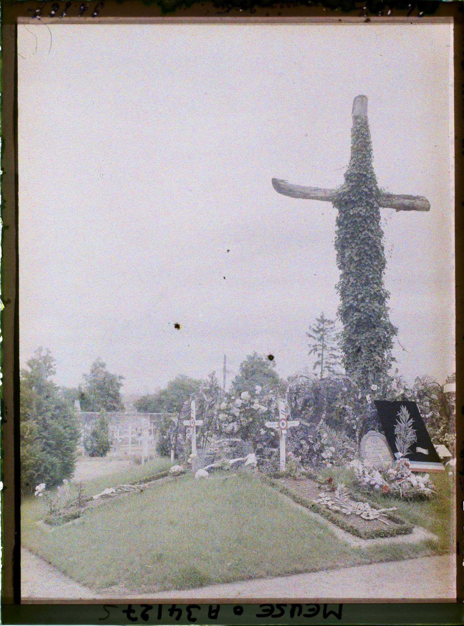 Image représentant France, Verdun, Vue d'ensemble de la tombe des sept soldats inconnus