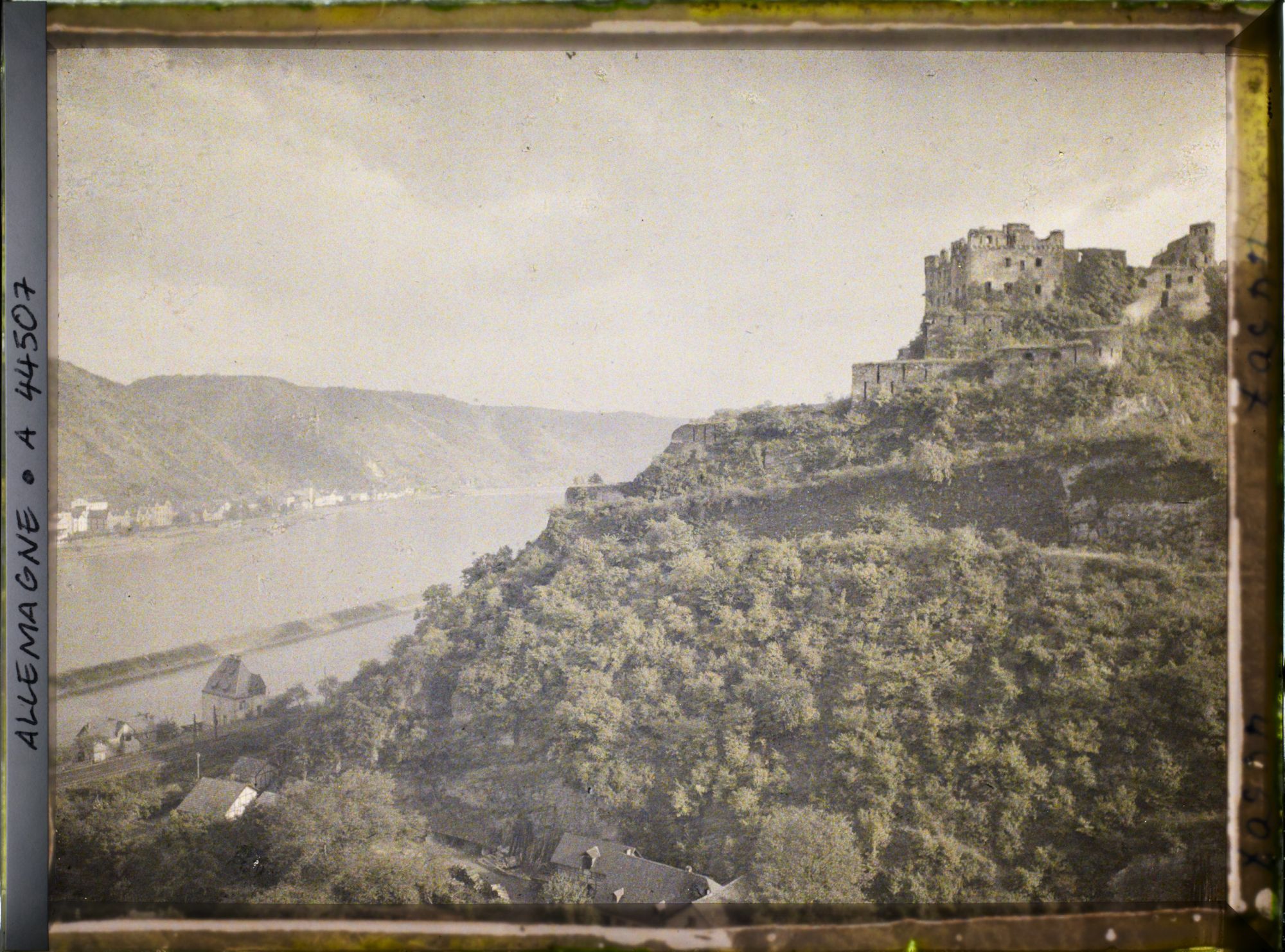 Image représentant Allemagne, St Goar, Le Rheinsfels et le Rhin