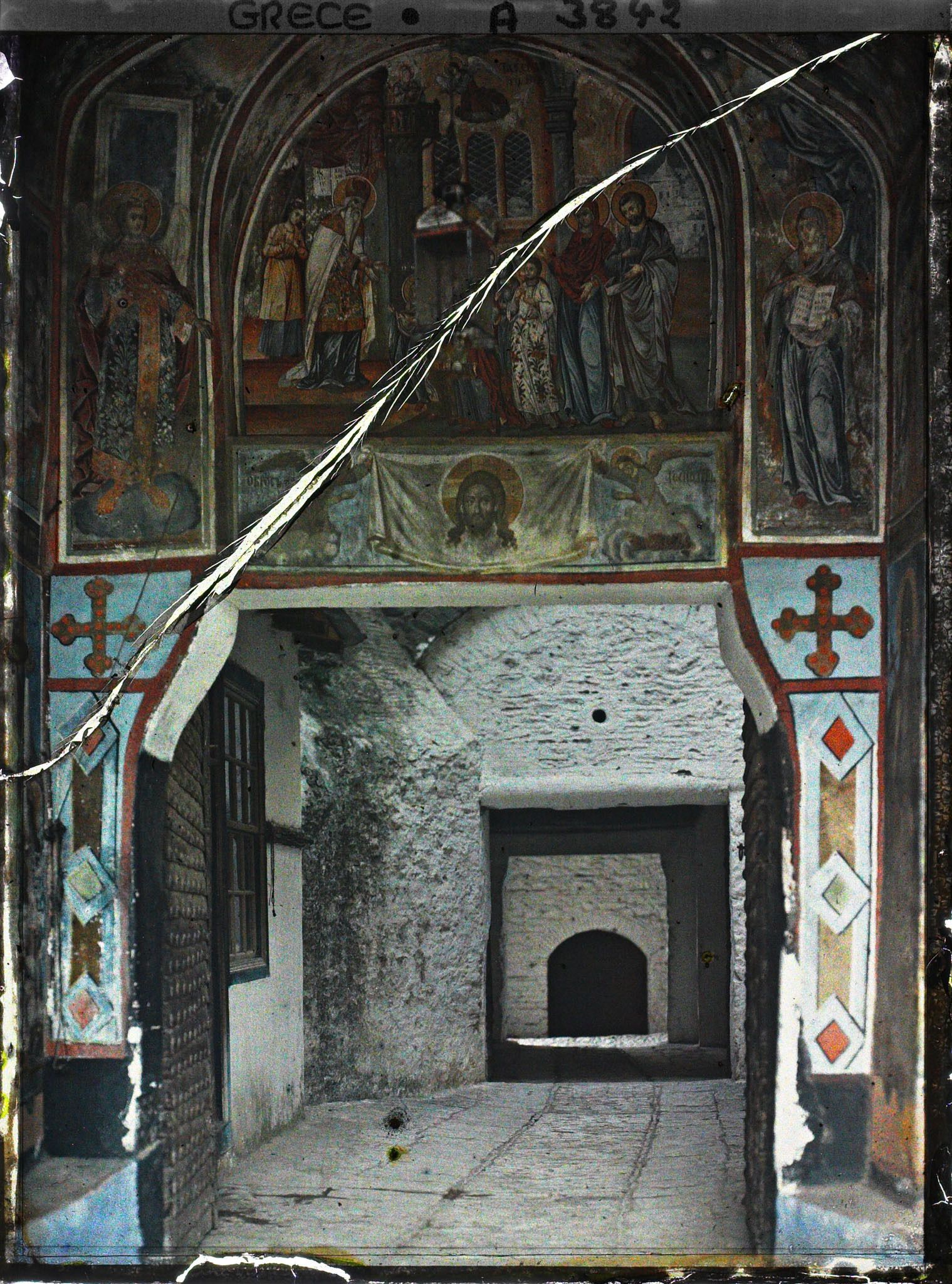 Image représentant Mont Athos, Hilandar, Entrée du Monastère de Hilandar