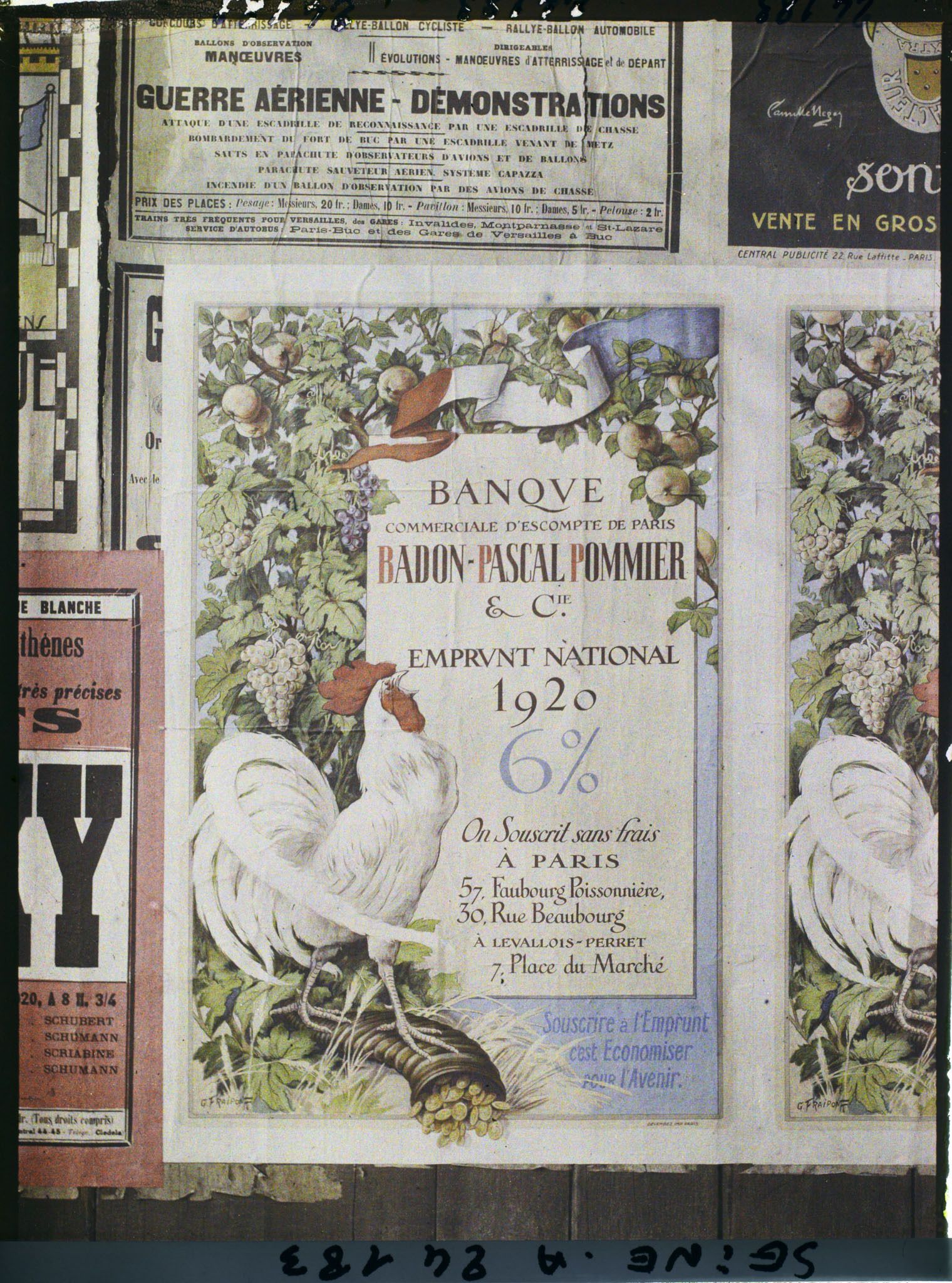 Image représentant Affiche de l'emprunt national de 1920, Banque commerciale d'escompte de Paris