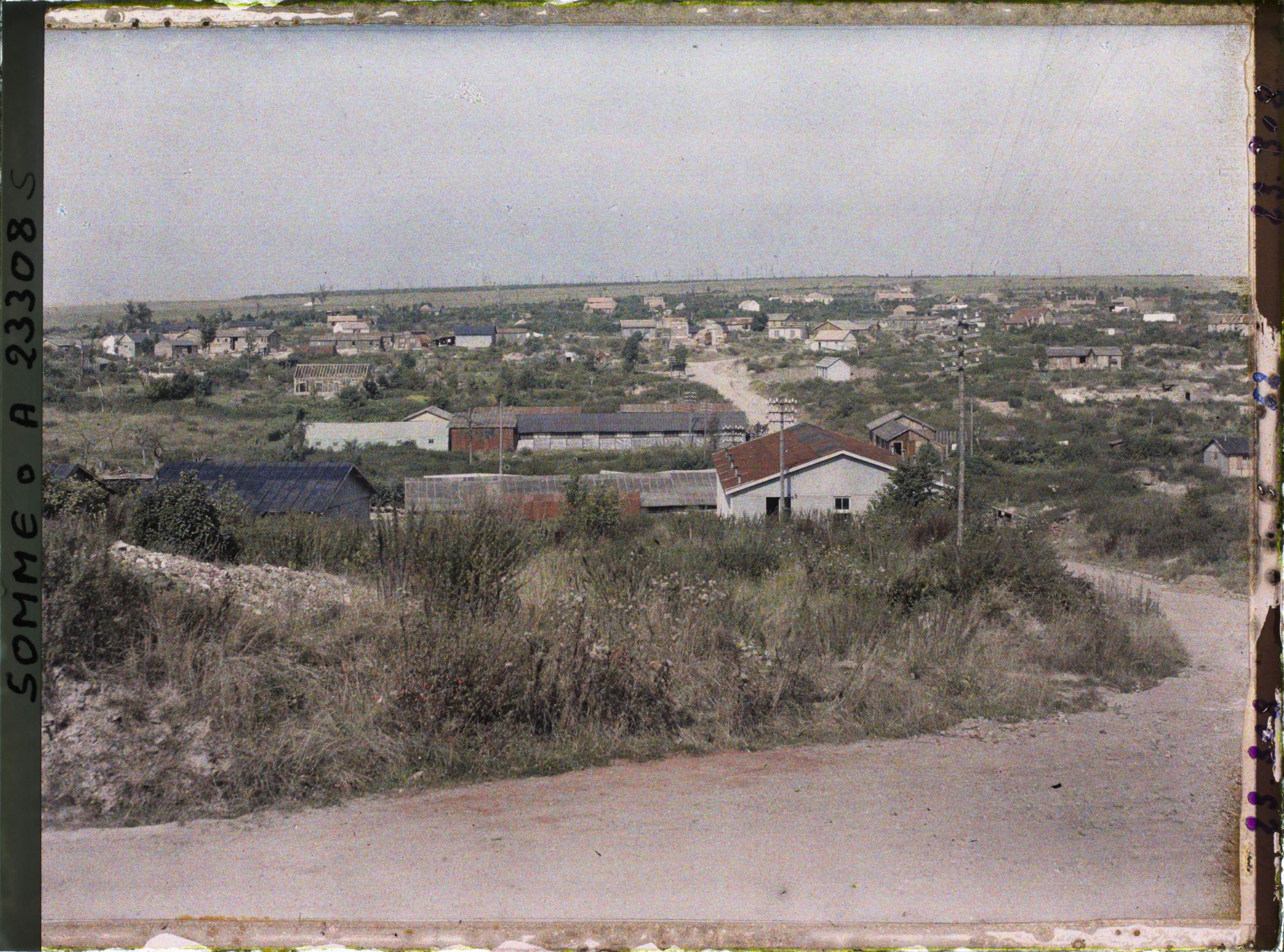Image représentant France, Combles, Panorama de Combles, sur la Crête, bois des Bouleaux