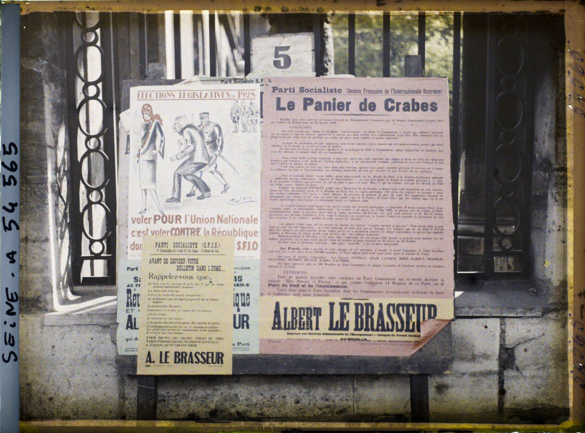 Image représentant Affiche pour les élections législatives des 22 et 29 avril, S.F.I.O.