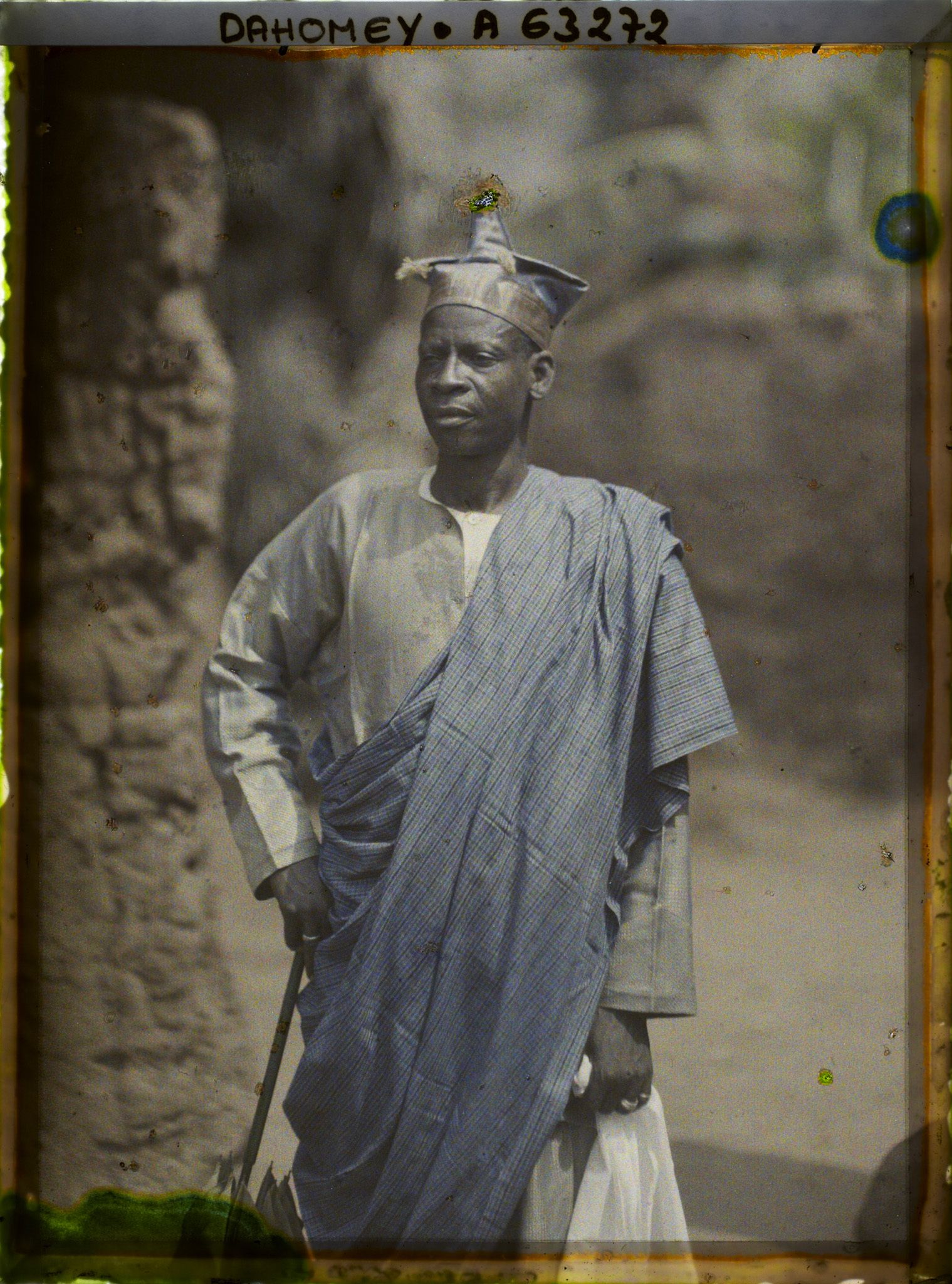 Image représentant Le chef féticheur du Serpent, prêtre au culte de Dangbé