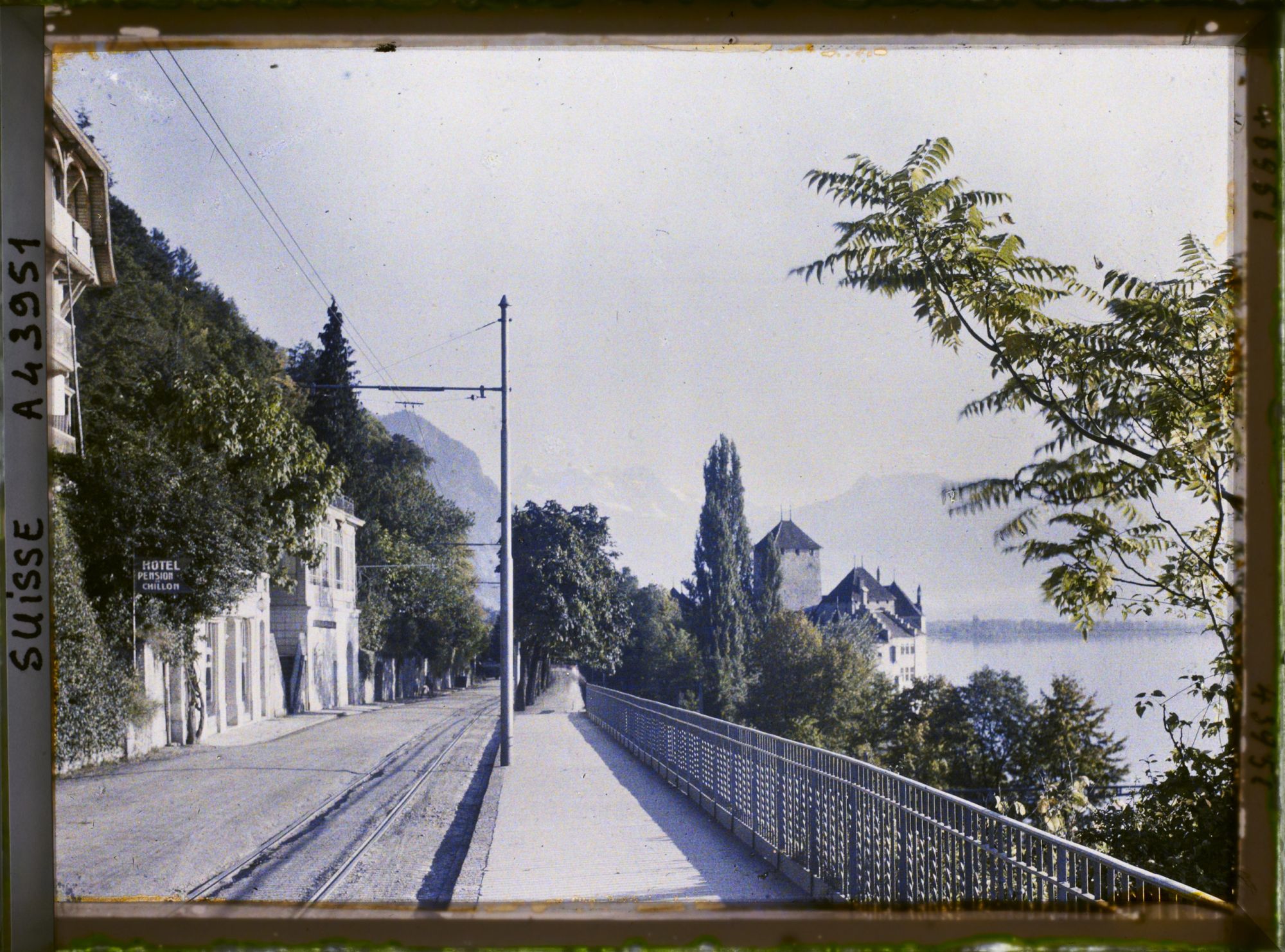 Image représentant Le château de Chillon et le Léman