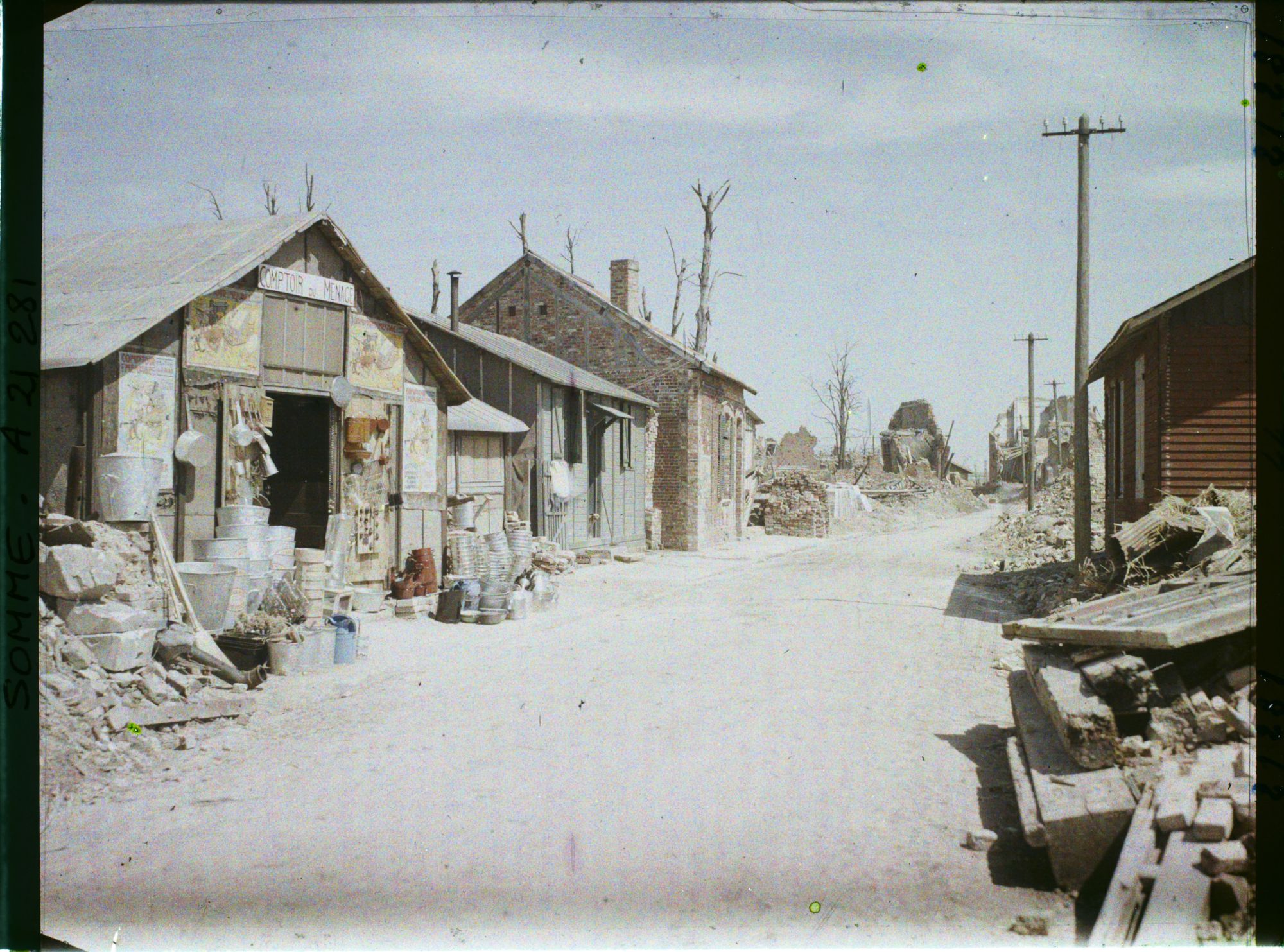 Image représentant France, Albert, Une rue