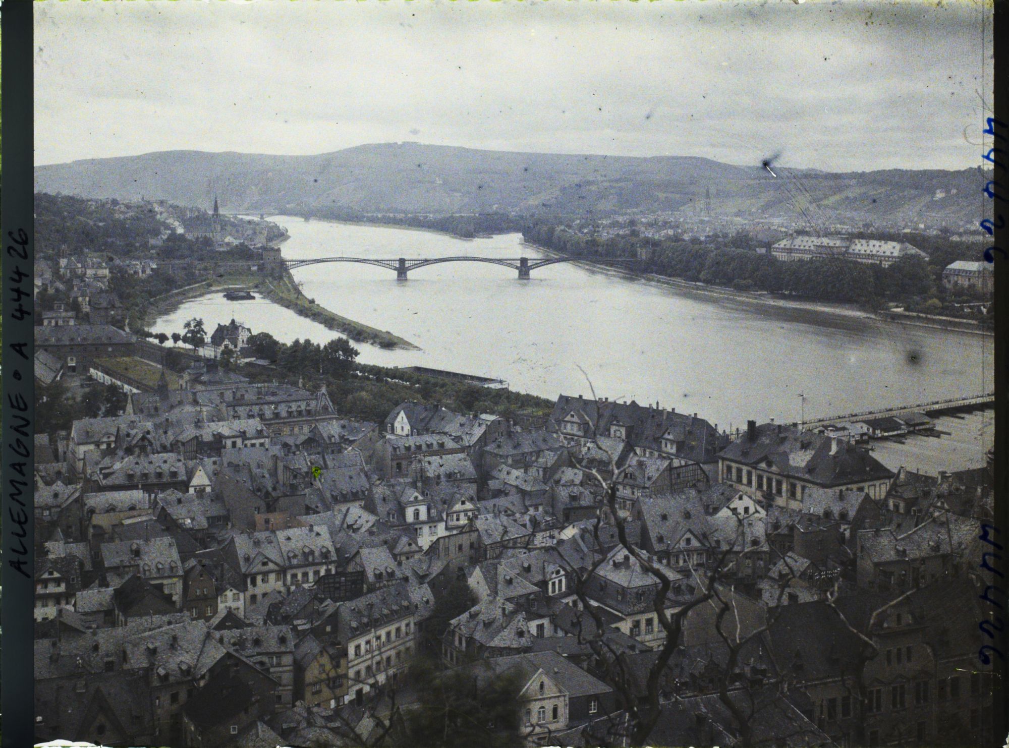 Image représentant Allemagne, Coblence, Panorama s/ Coblence et le Rhin