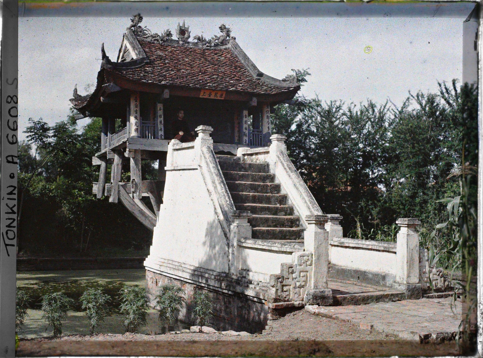 Image représentant Le temple Nhu't-chu-tu' ou Mot-cot (" Pagode du pilier unique ")