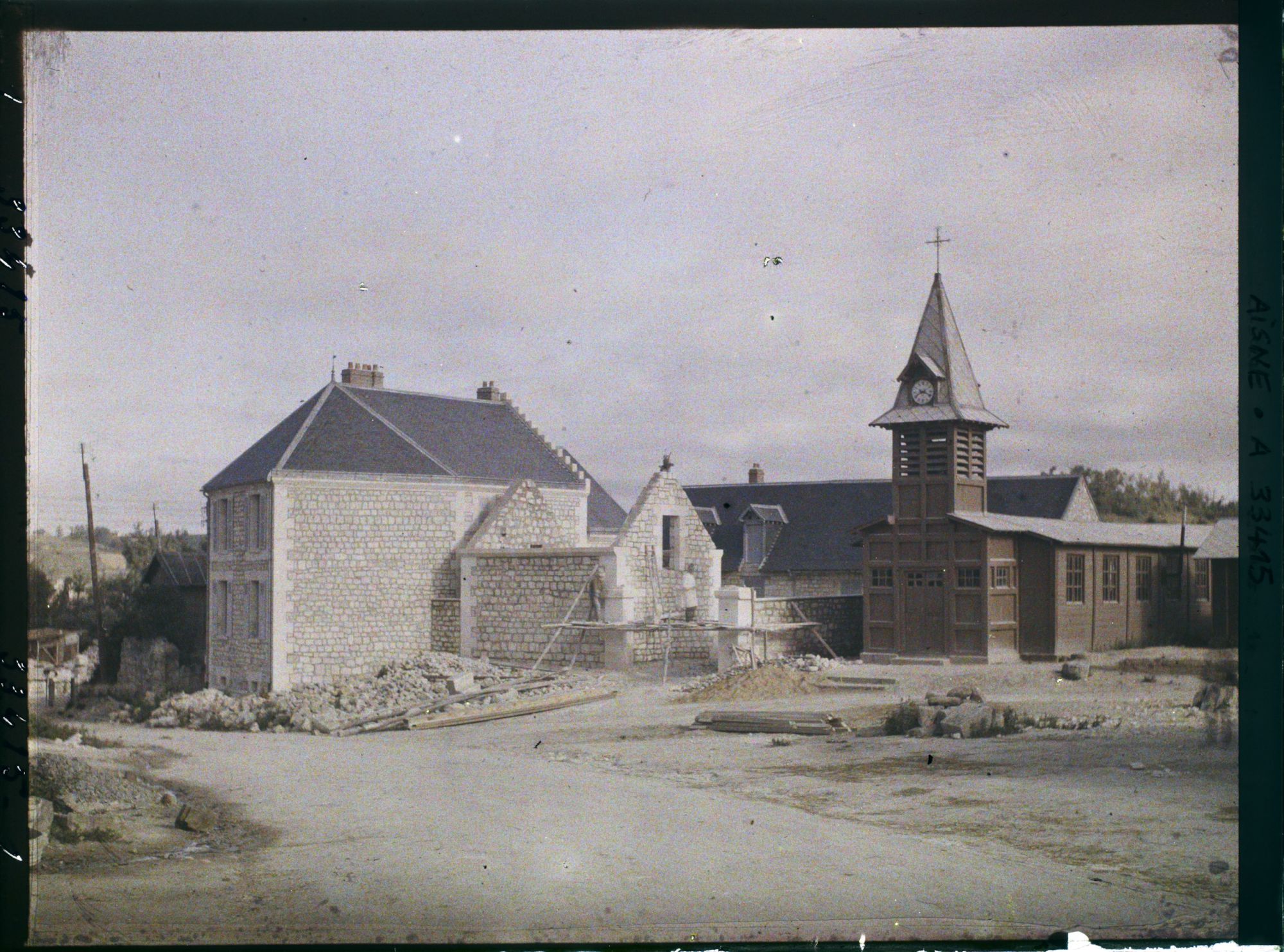 Image représentant France, Margival, L'Eglise et reconstructions