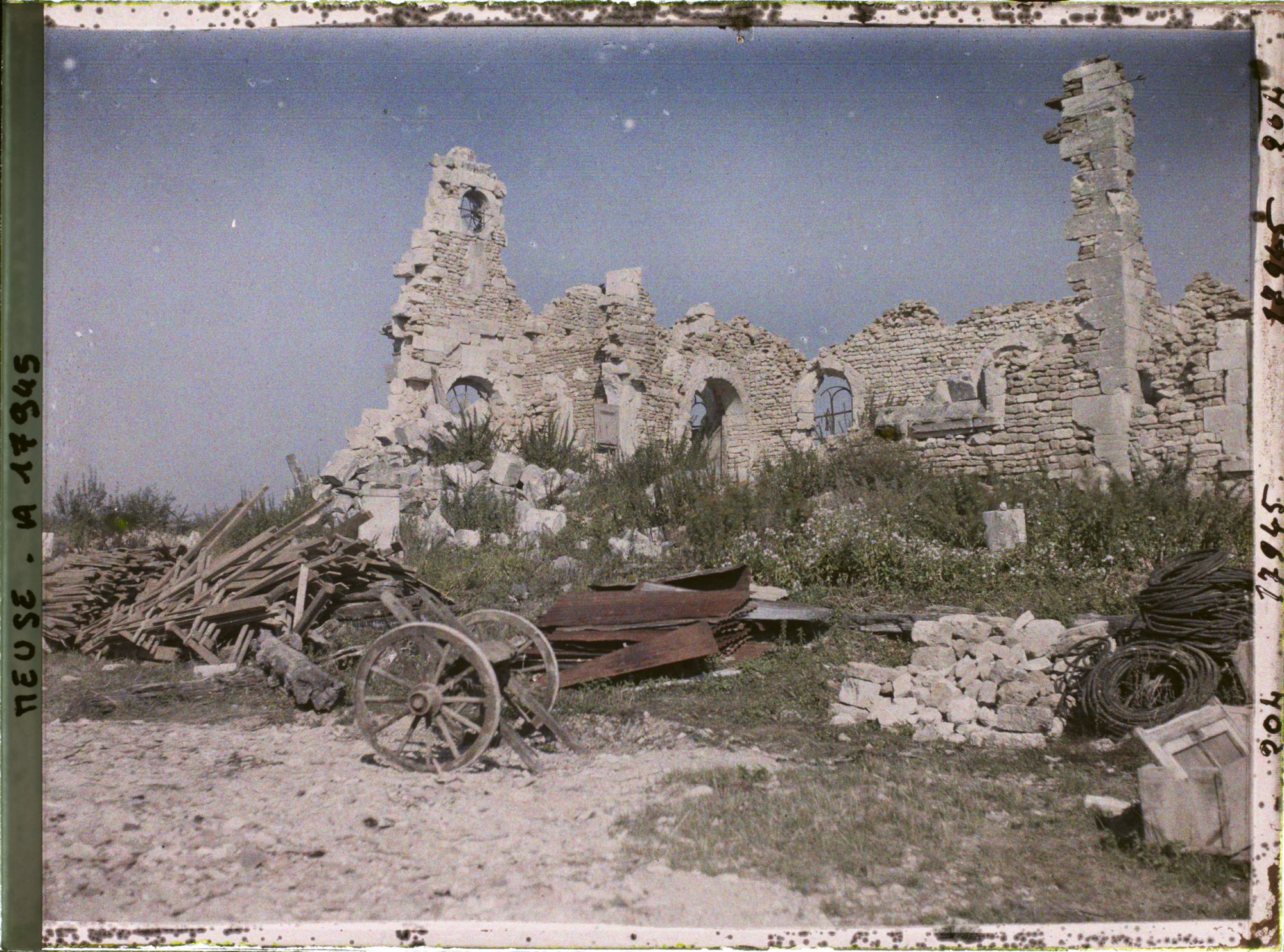 Image représentant France, Les Eparges, L'Eglise