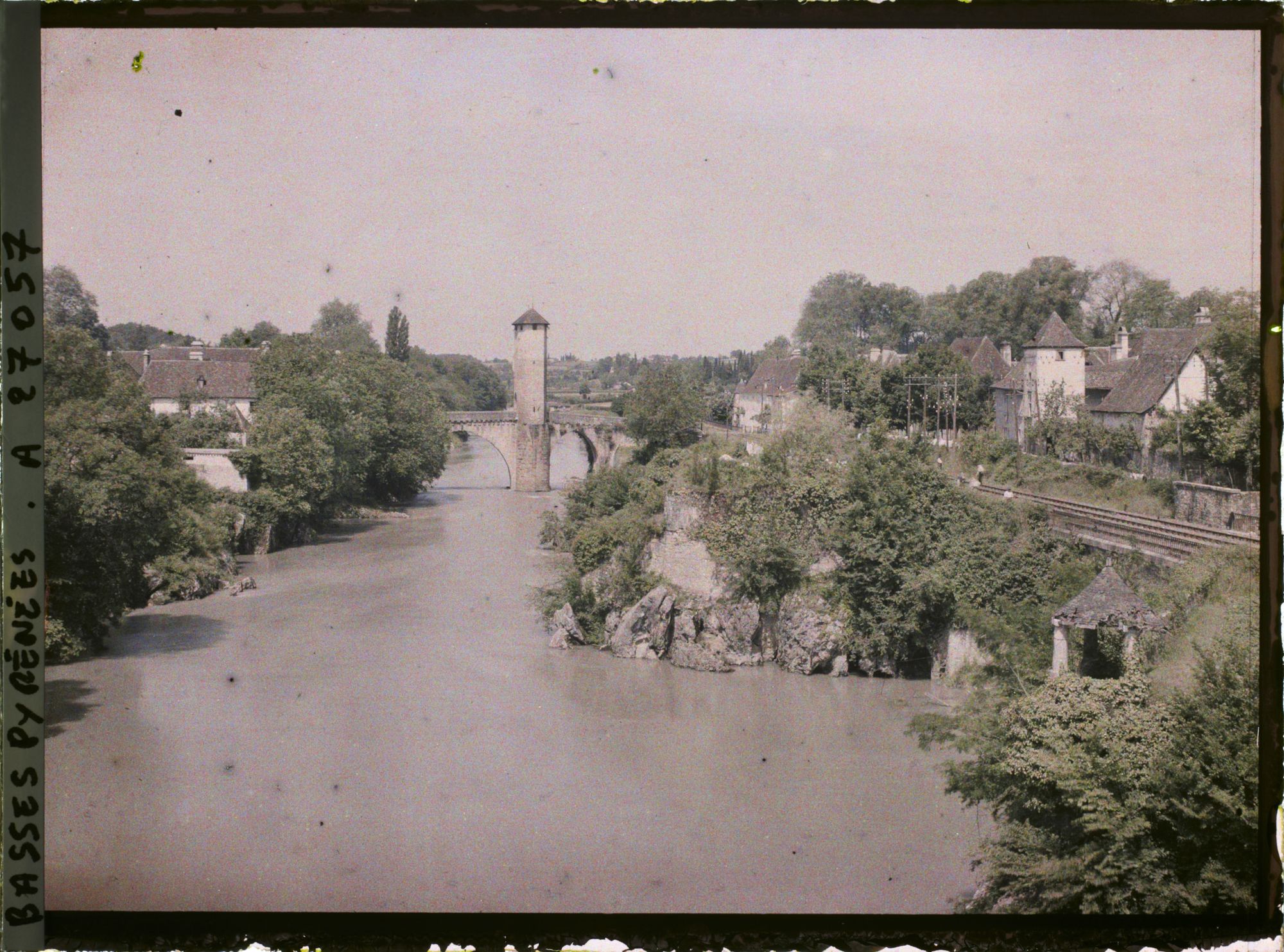 Image représentant France , Orthez, Panorama s/ le Gave