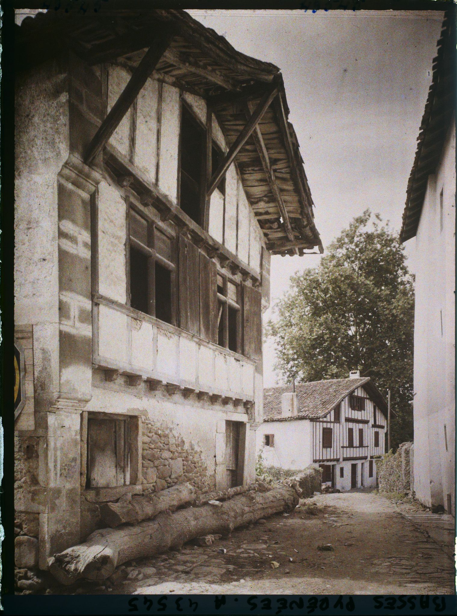 Image représentant France, Ascain, Vieilles Maisons