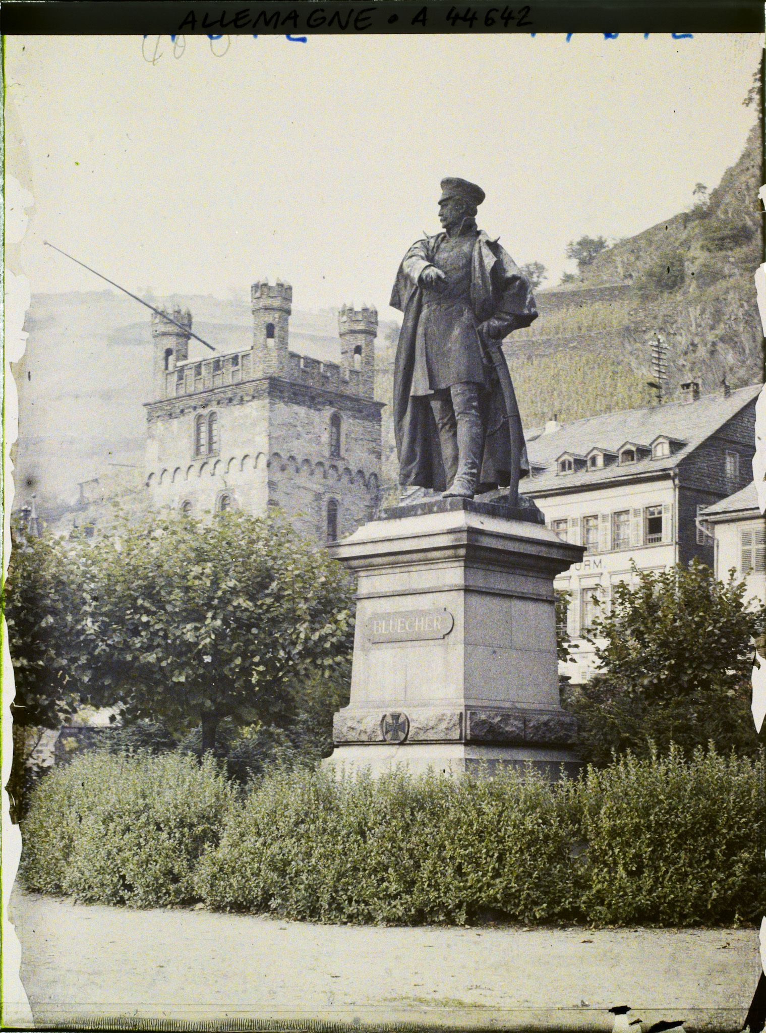 Image représentant Allemagne, Caub, Statue de Blucher