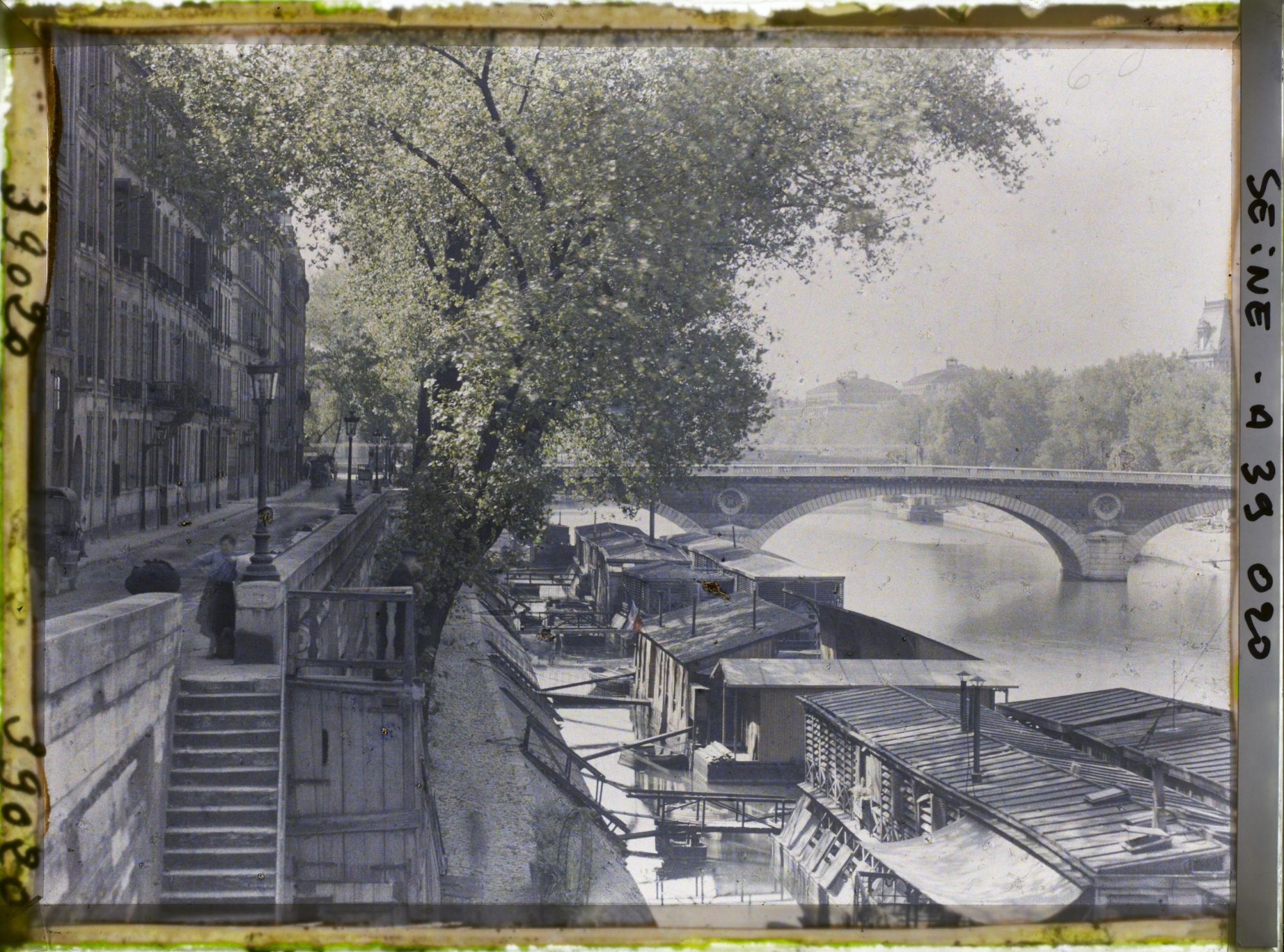 Image représentant Les bateaux-lavoirs quai de Bourbon