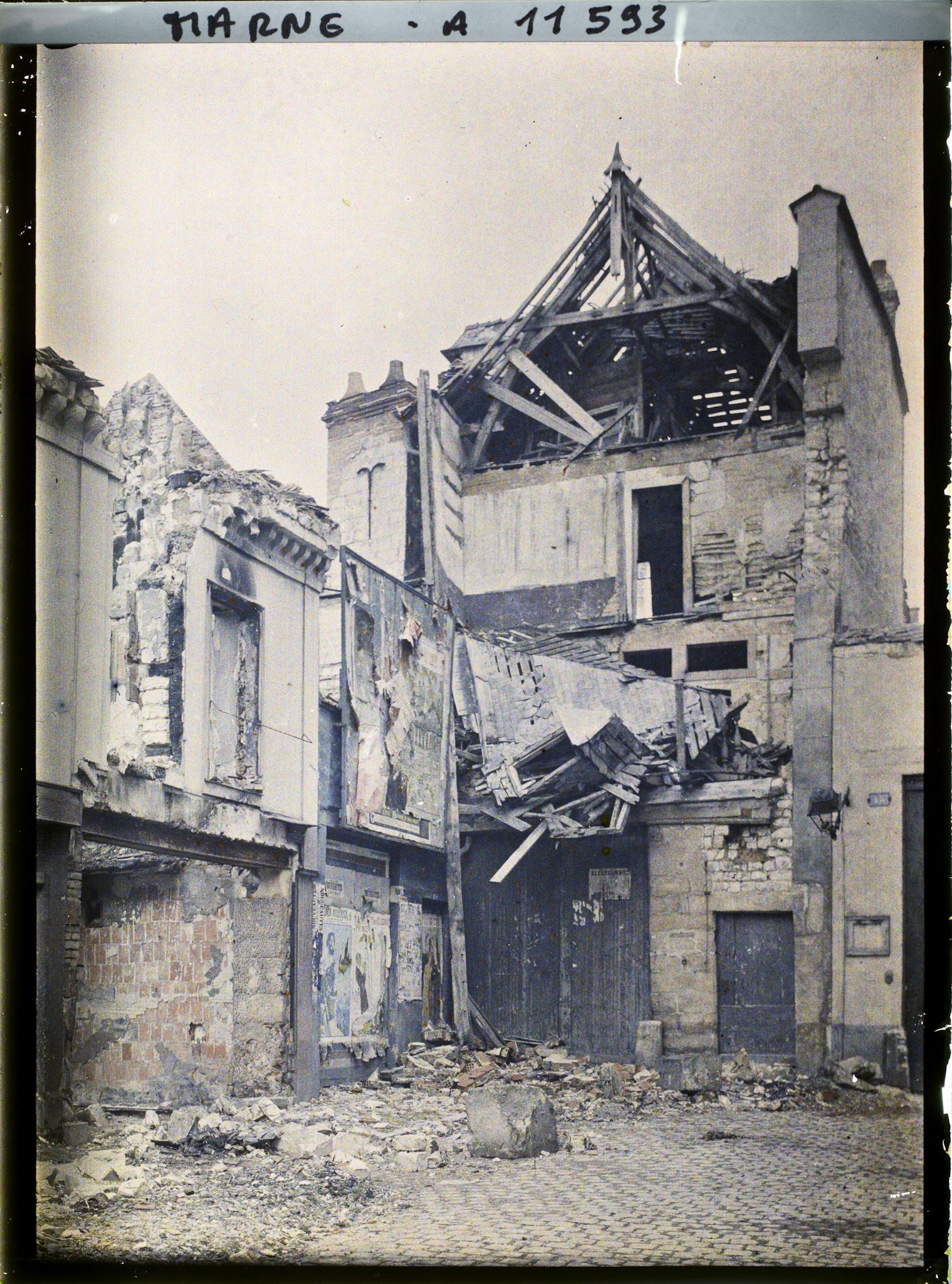 Image représentant Ruines près du passage des Variétés