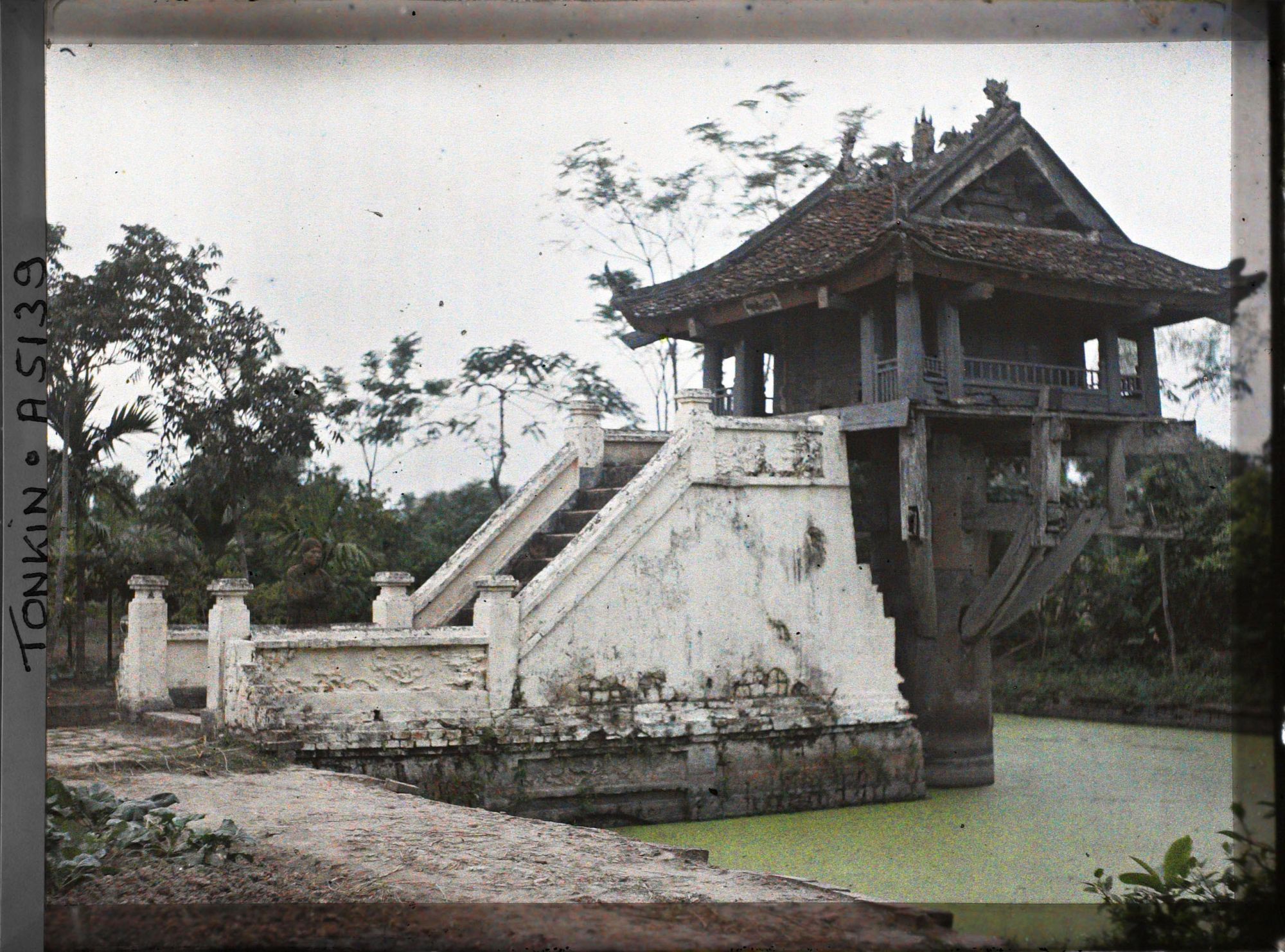 Image représentant Le temple Nhu't-chu-tu' ou Mot-cot (" Pagode du pilier unique ")