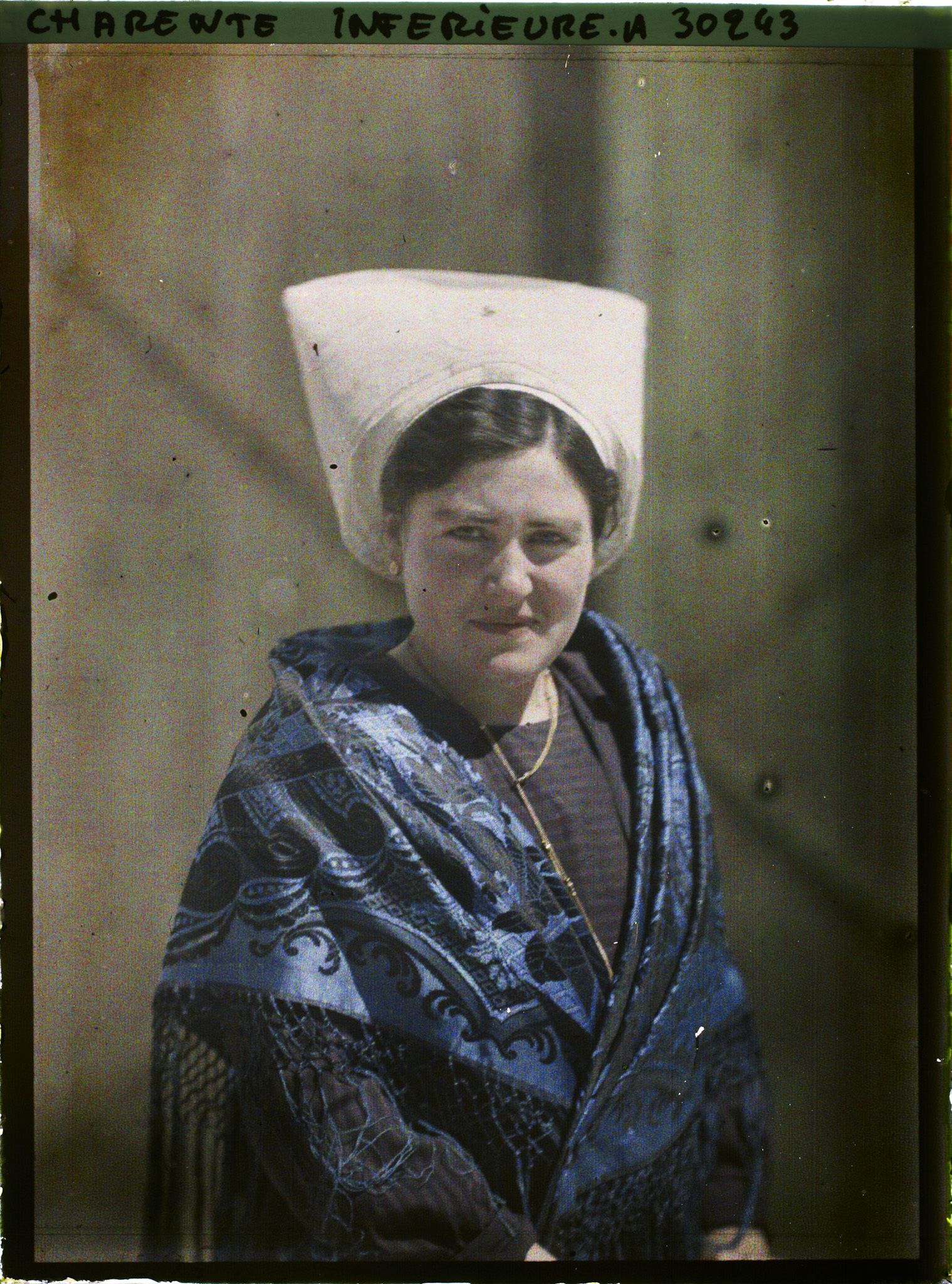 Image représentant Madame Chauvet portant une coiffe réthaise
