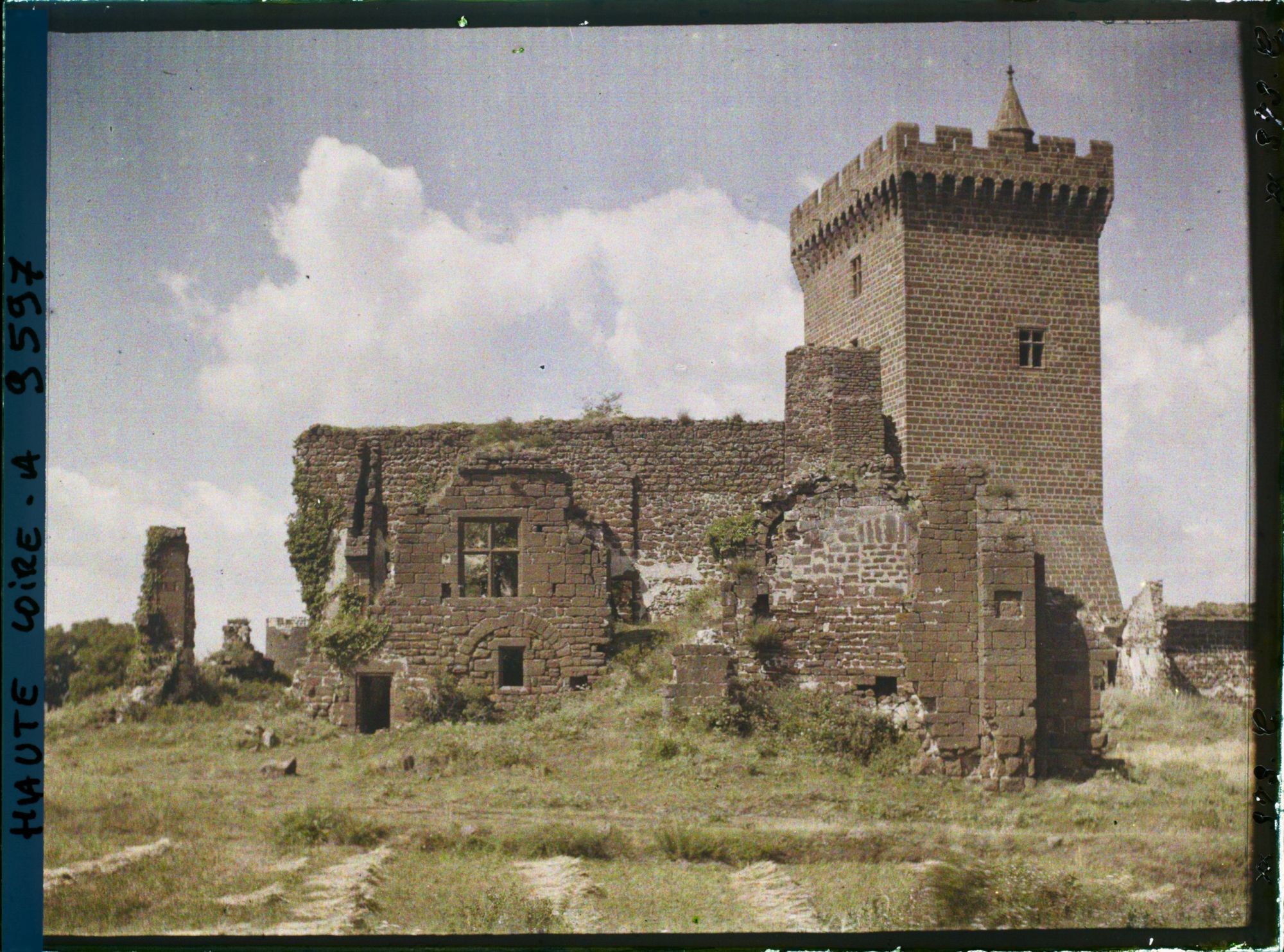 Image représentant Les ruines du château, avec le donjon