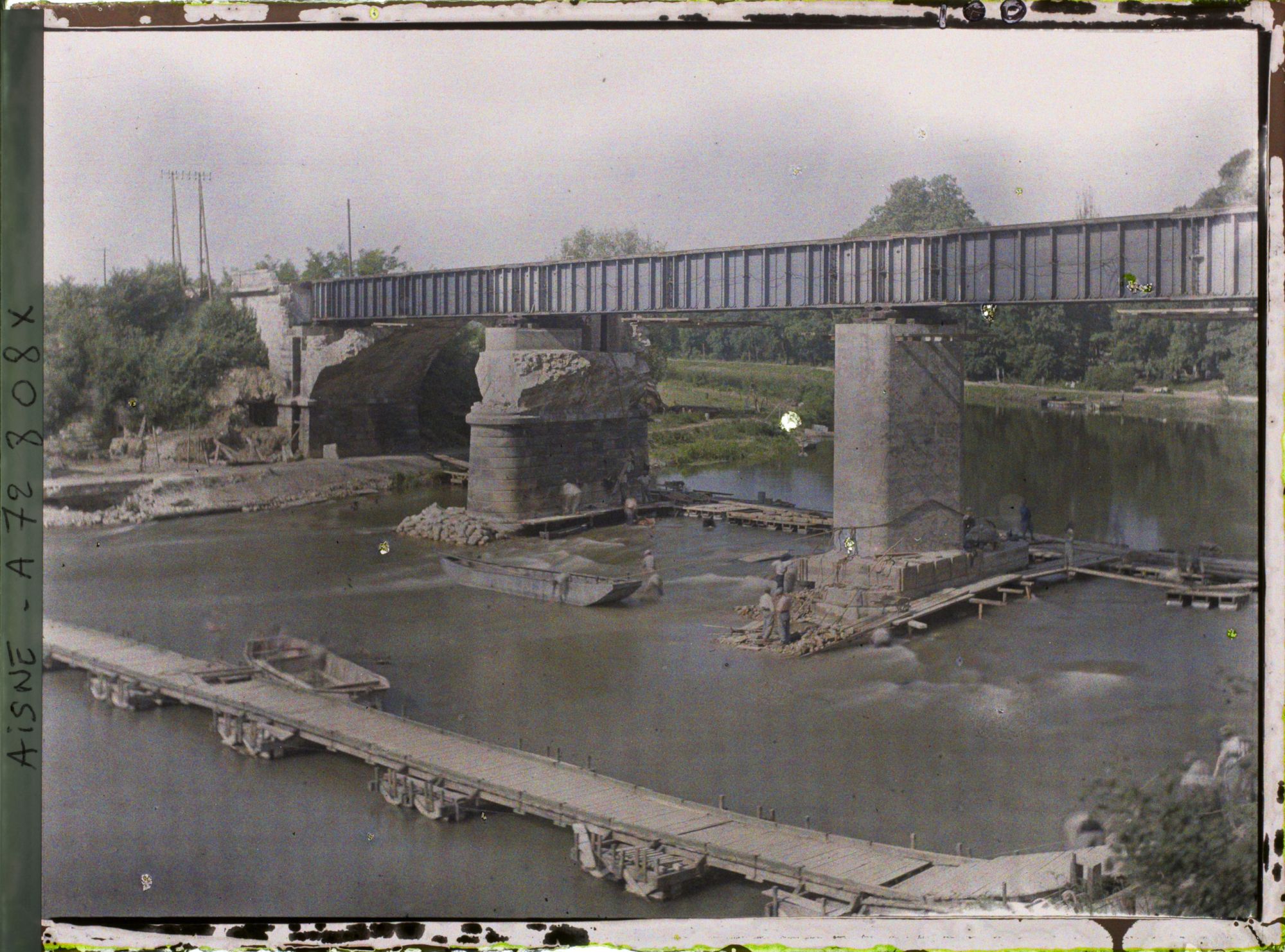 Image représentant Pont de Crouy reconstruit par le génie