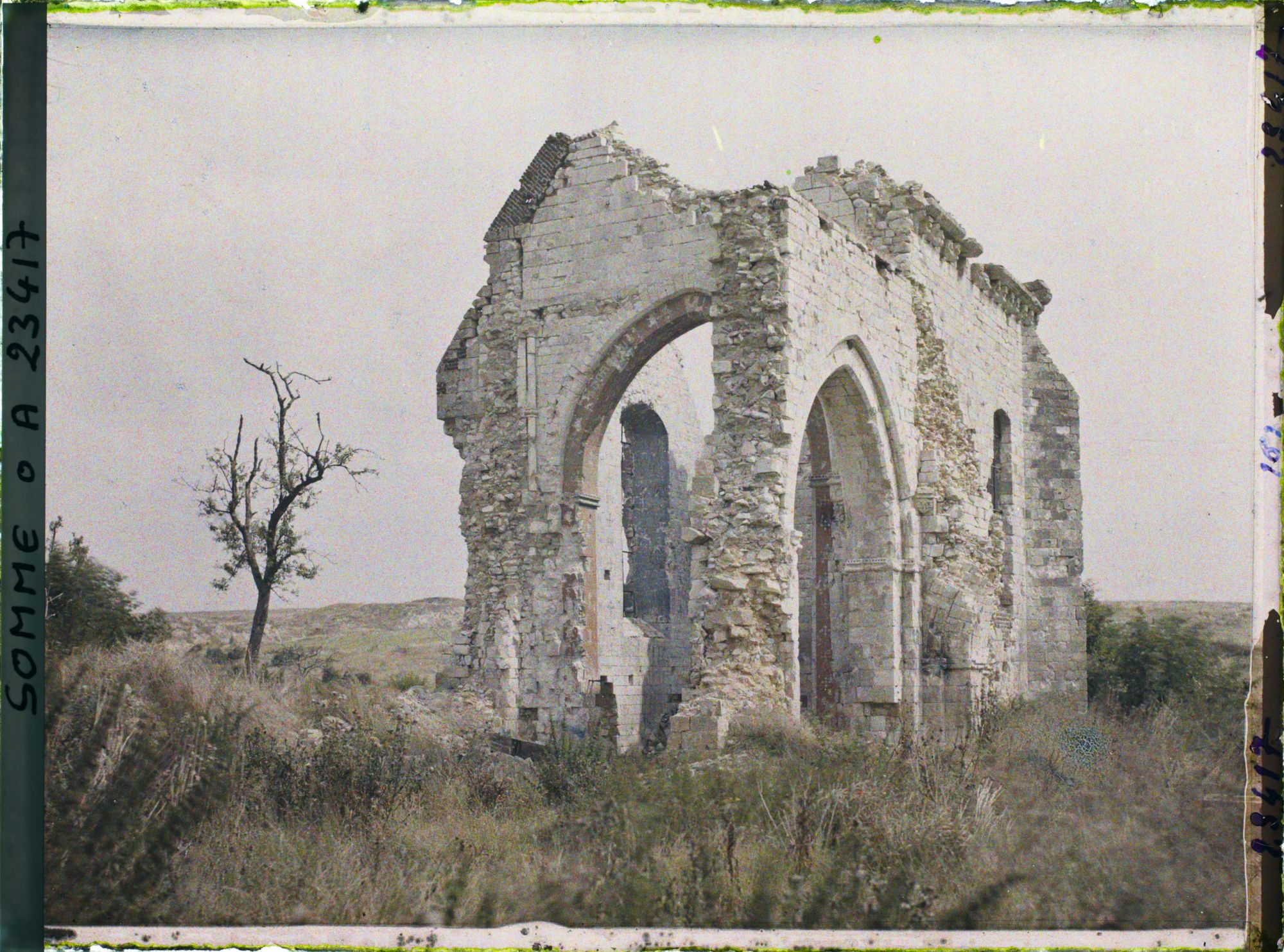 Image représentant France, Curlu, Ruines de l'Eglise