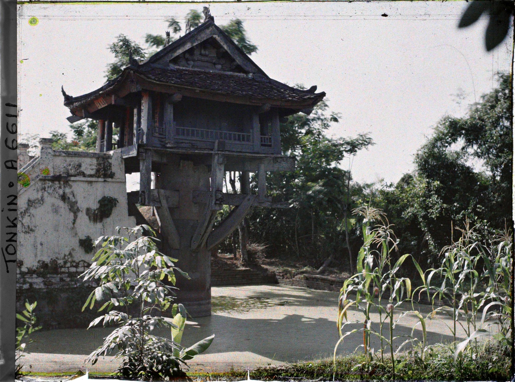 Image représentant Le temple Nhu't-chu-tu' ou Mot-cot (" Pagode du pilier unique ")