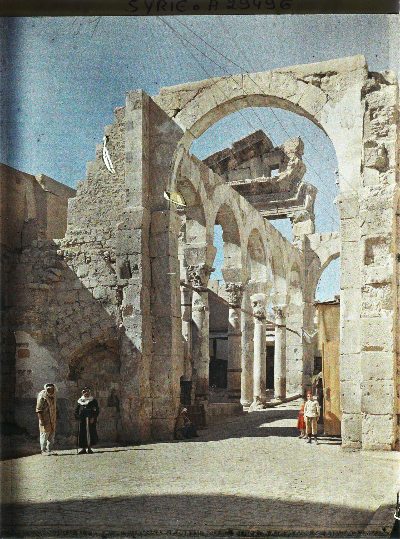 Image représentant Vestiges antiques menant à la mosquée des Omeyades