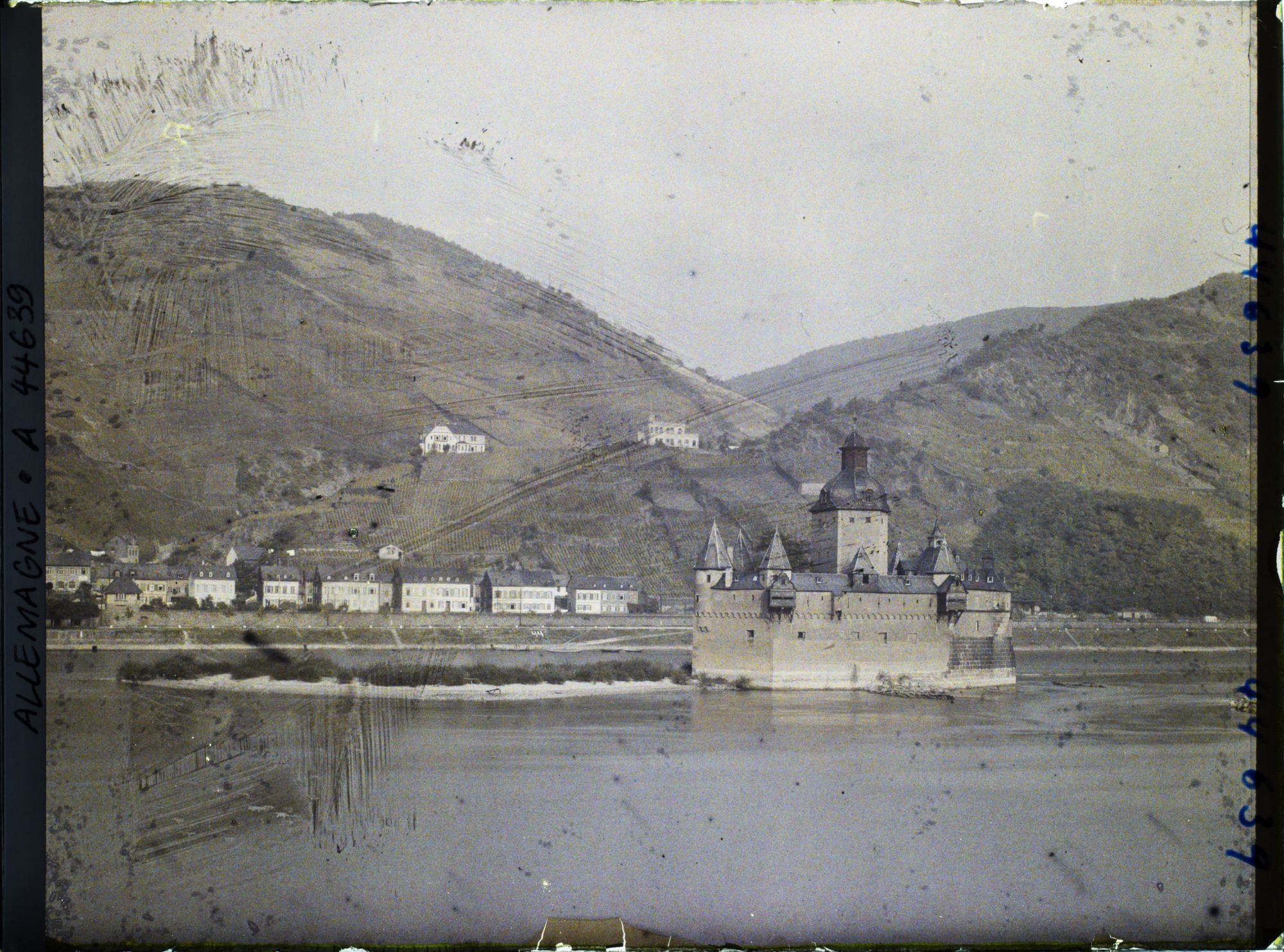 Image représentant Allemagne, Caub, Le Pfalz et le Chau de Caub
