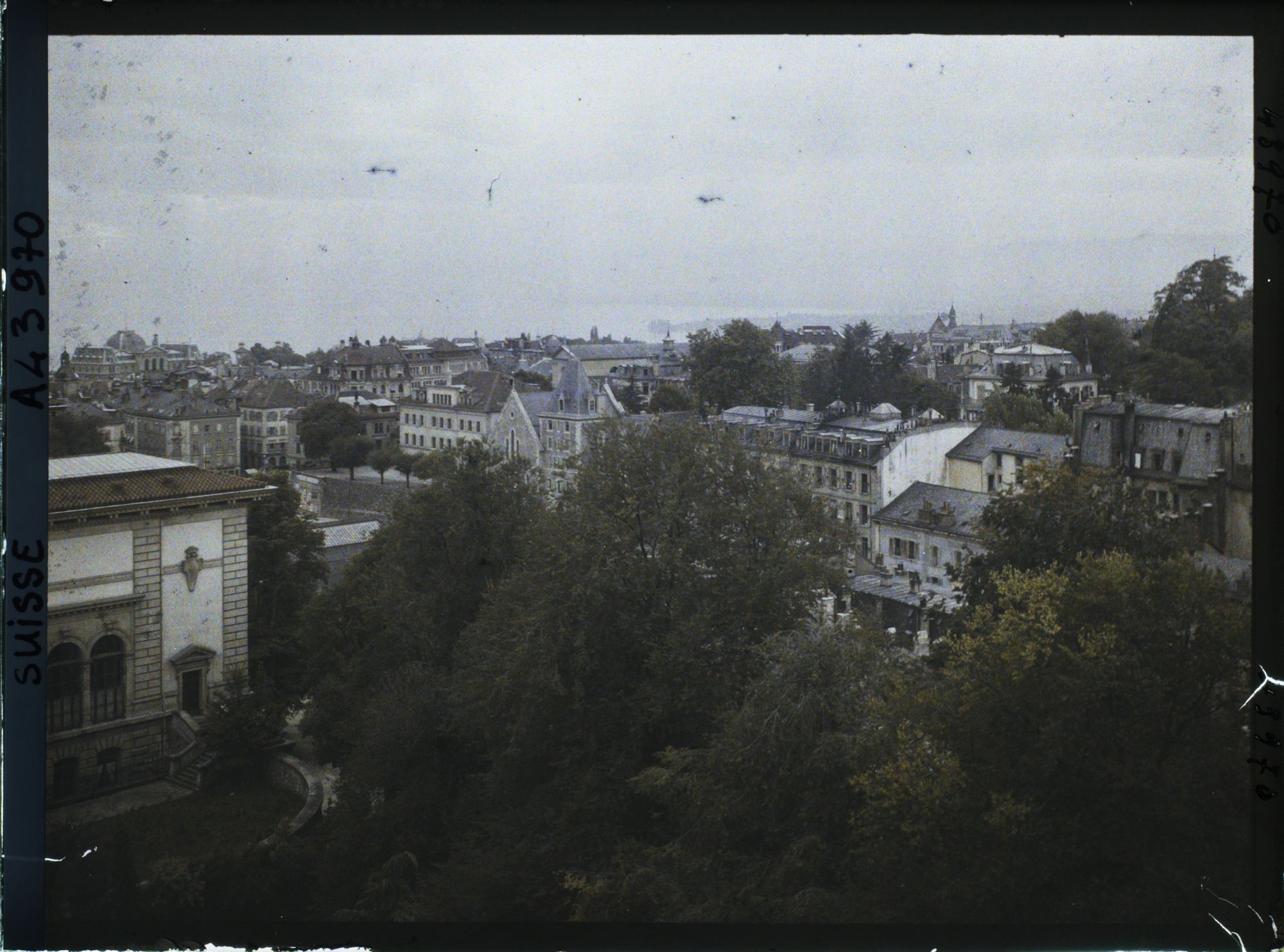 Image représentant Panorama sur Lausanne depuis la terrasse du château