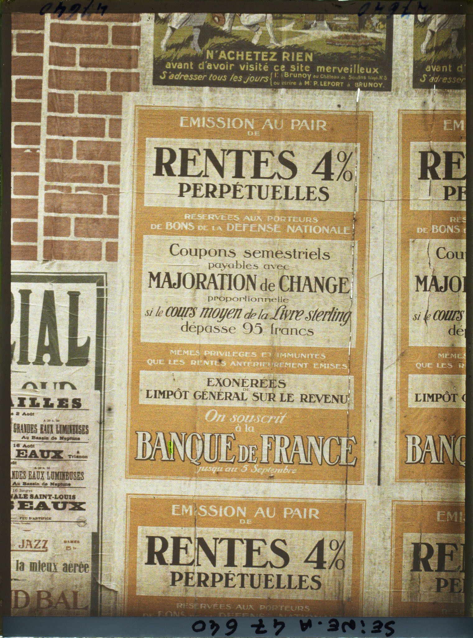 Image représentant Affiches de l'emprunt, la Banque de France