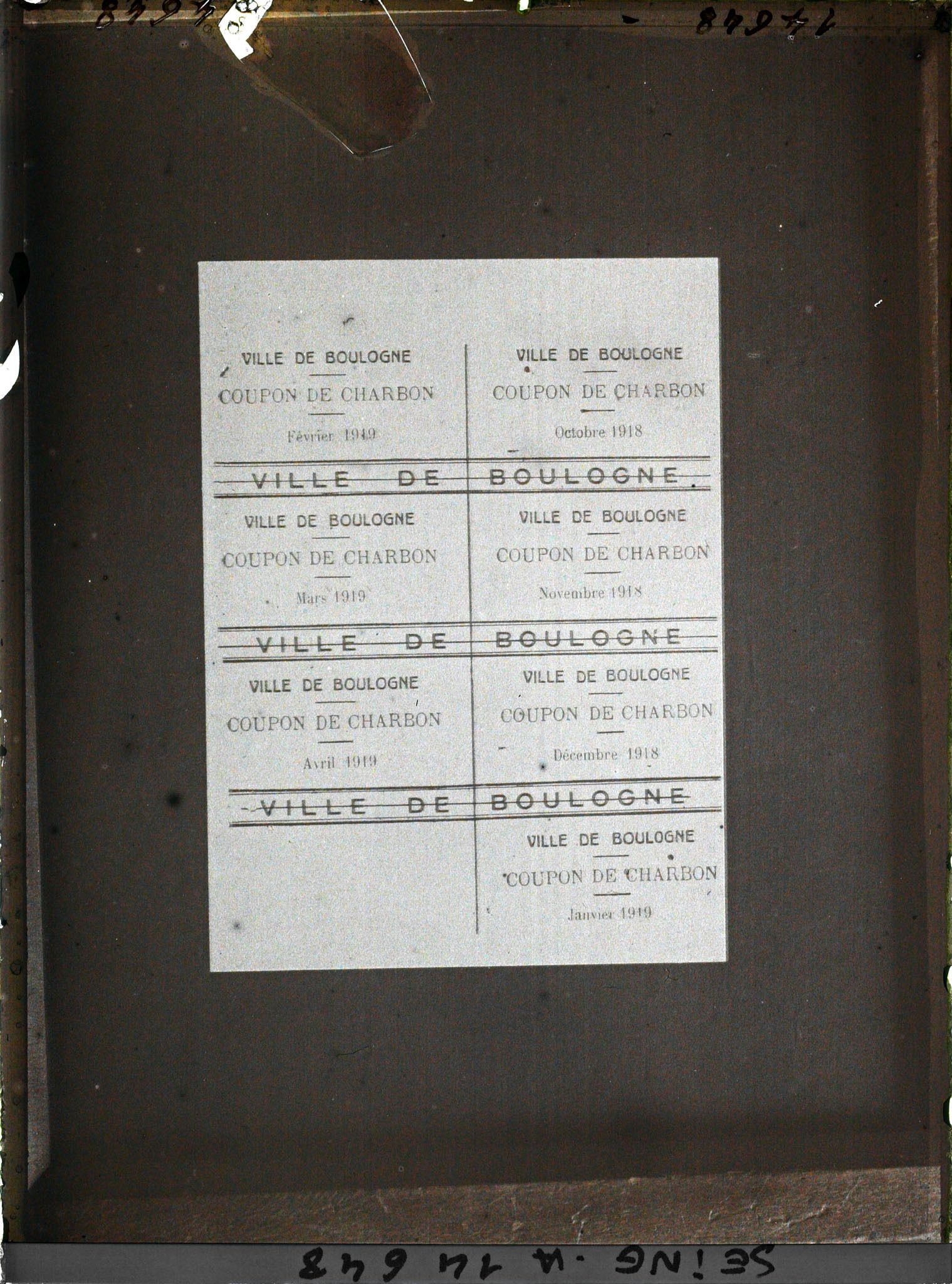 Image représentant Feuille de coupons de charbon