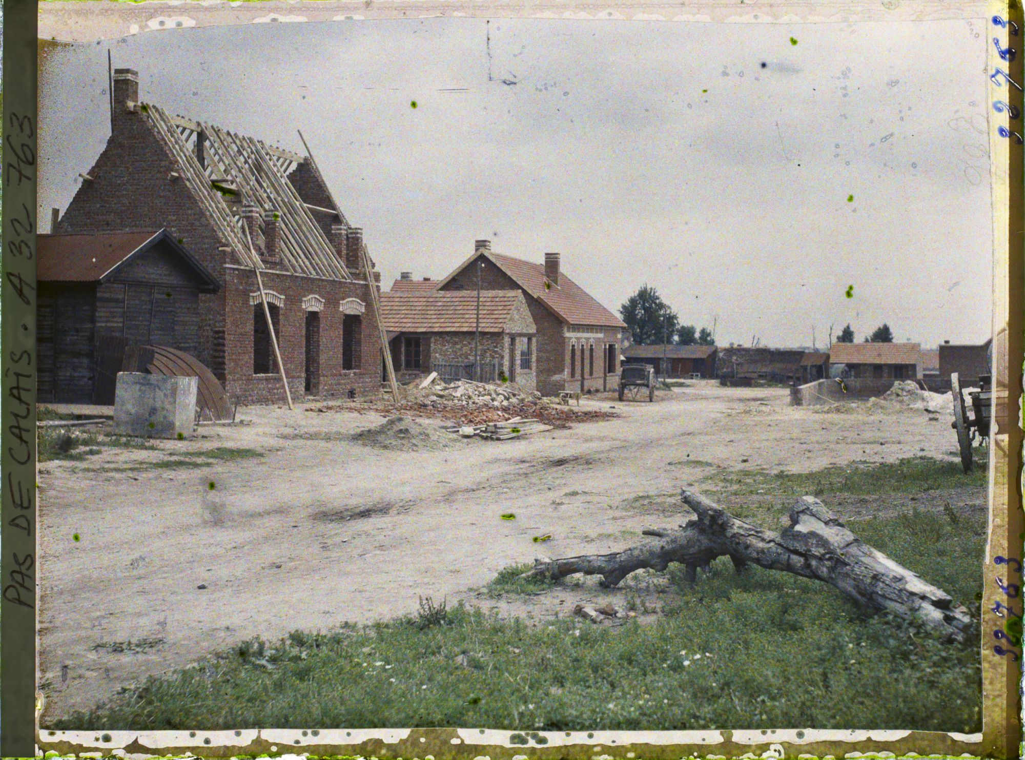 Image représentant France, Achiet, Une vue dans le nouveau Village
