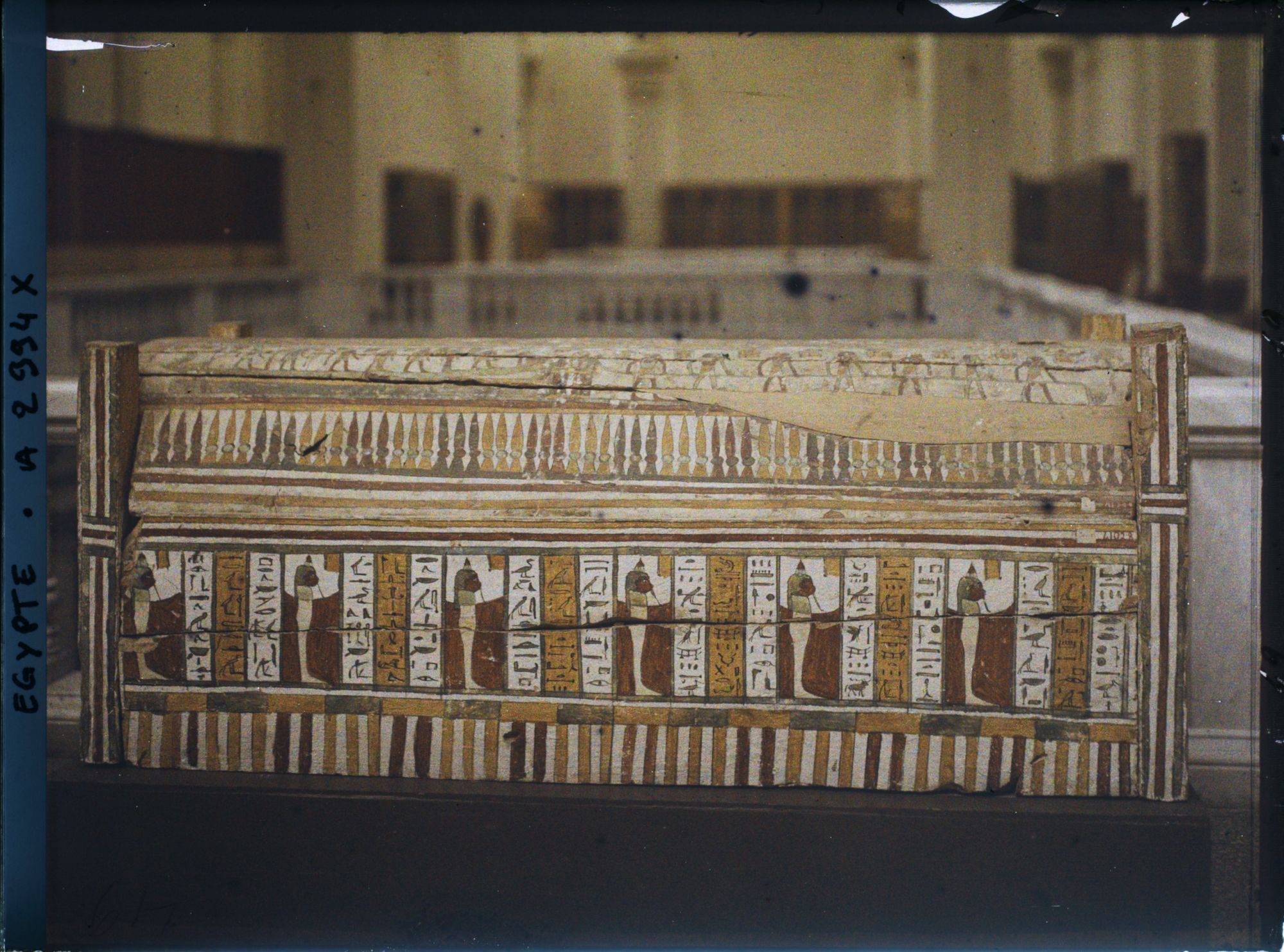 Image représentant Sarcophage de la 23e dynastie au musée égyptien