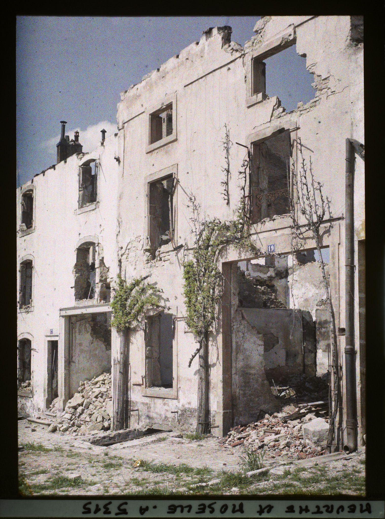 Image représentant France, Gerbeviller, Ruines de la rue Gambetta