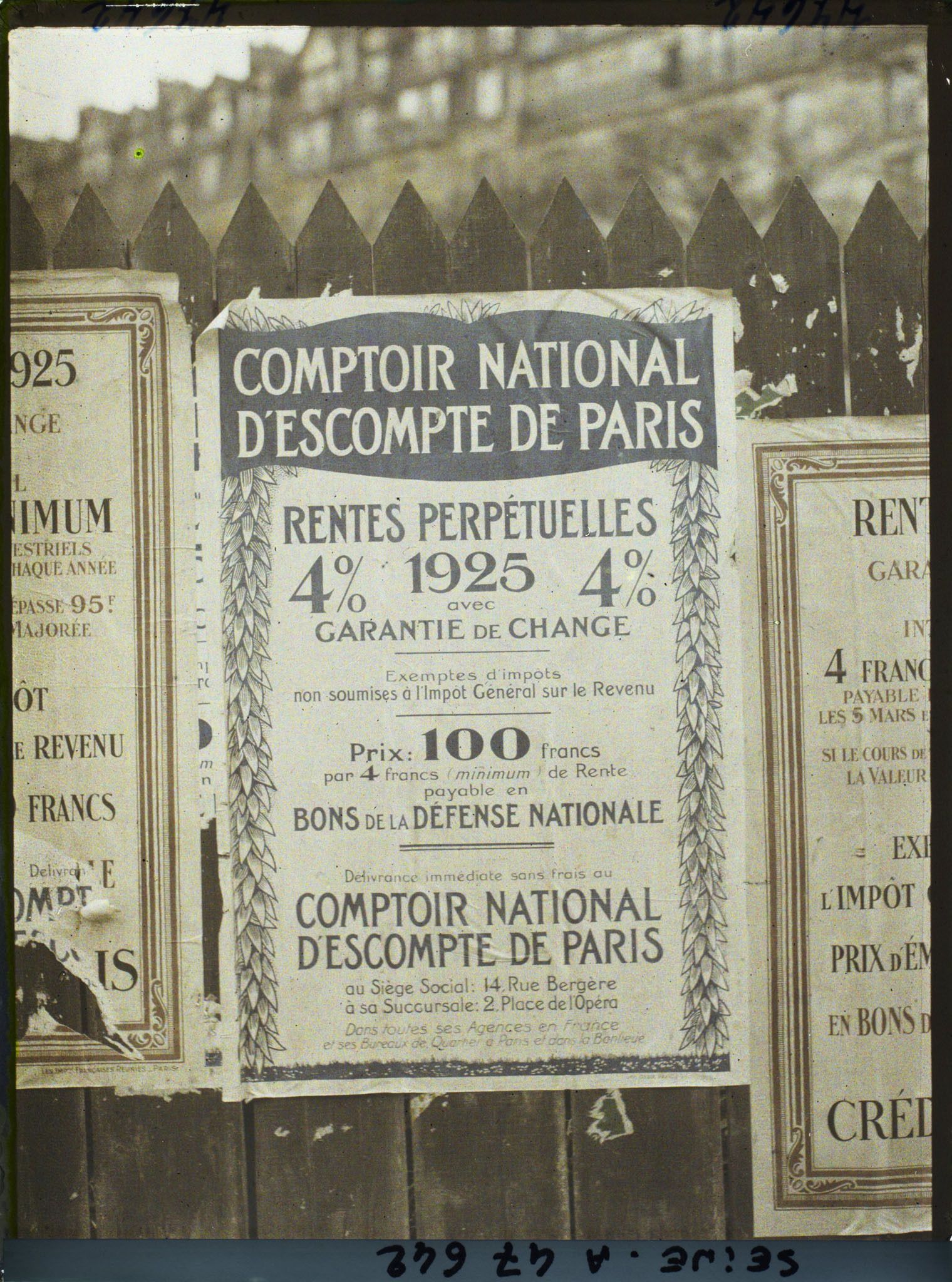 Image représentant Affiches de l'emprunt, Le Comptoir d'Escompte de Paris