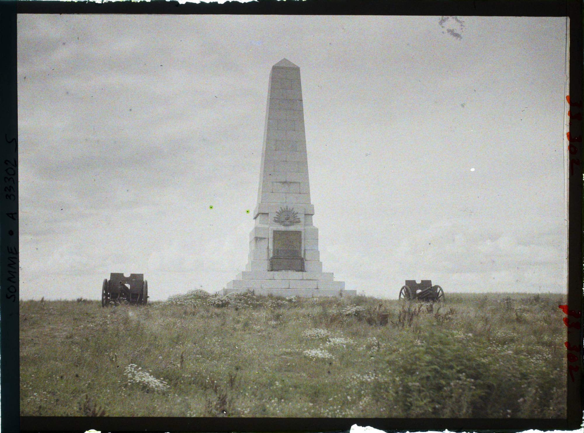 Image représentant France, Monument élevé à la mémoire de la division Australienne ayant combattu pour la France