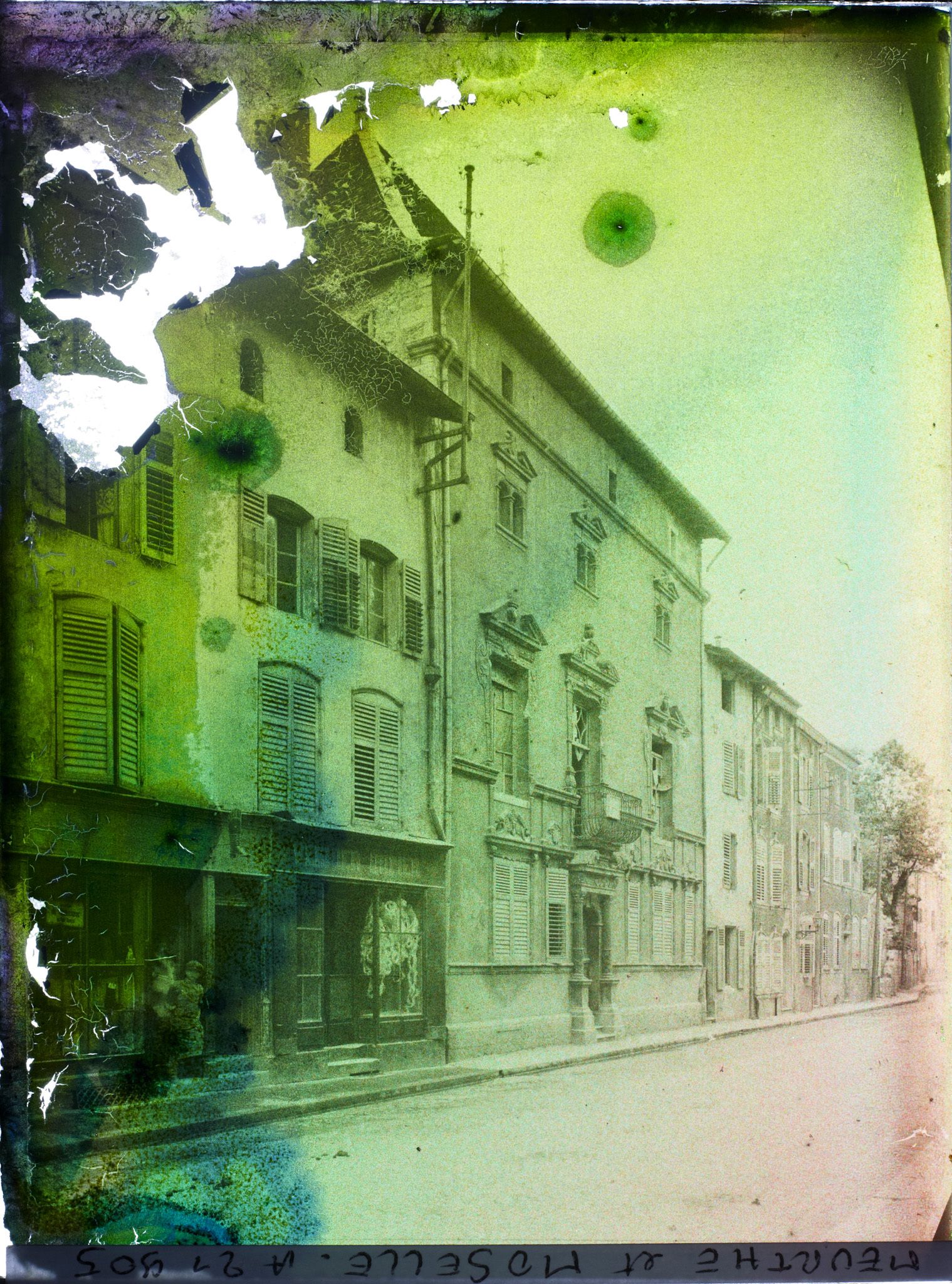 Image représentant France, Pont à Mousson, Maison Rue St Laurent (Renaissance)