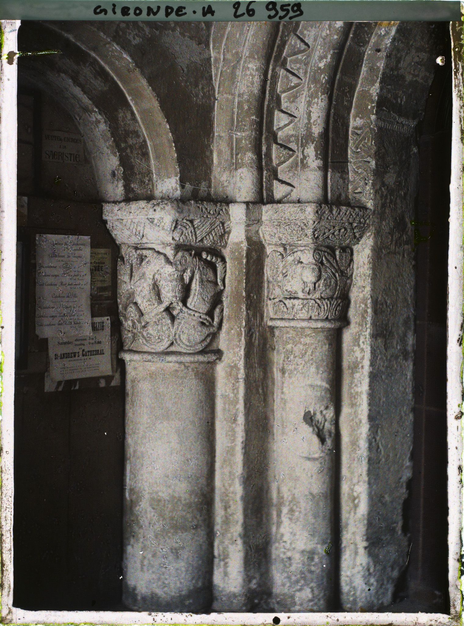 Image représentant Chapiteaux de la basilique Saint-Seurin