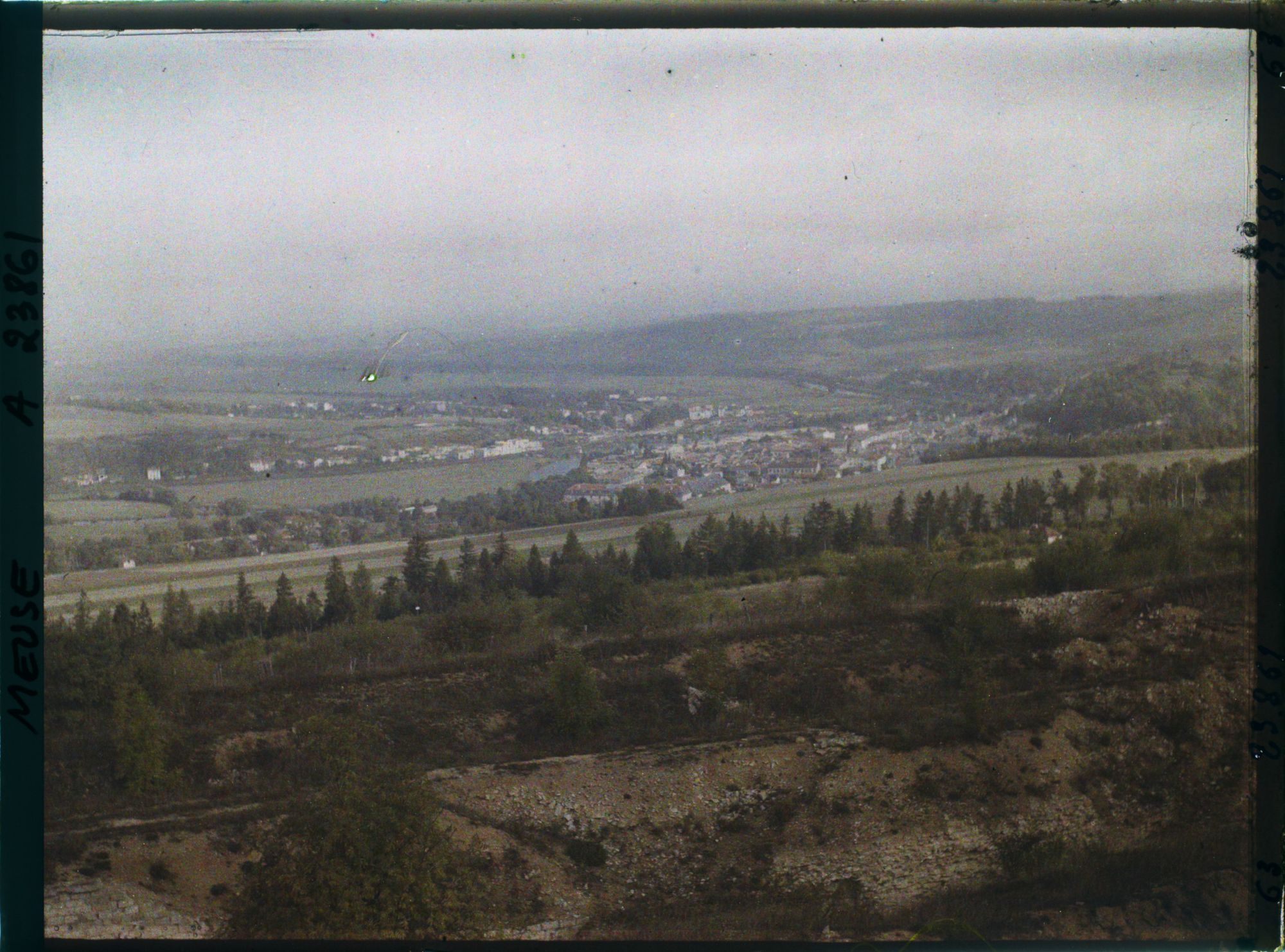 Image représentant France, St Mihiel, Vue prise du fort du Camp des Romains vers le nord