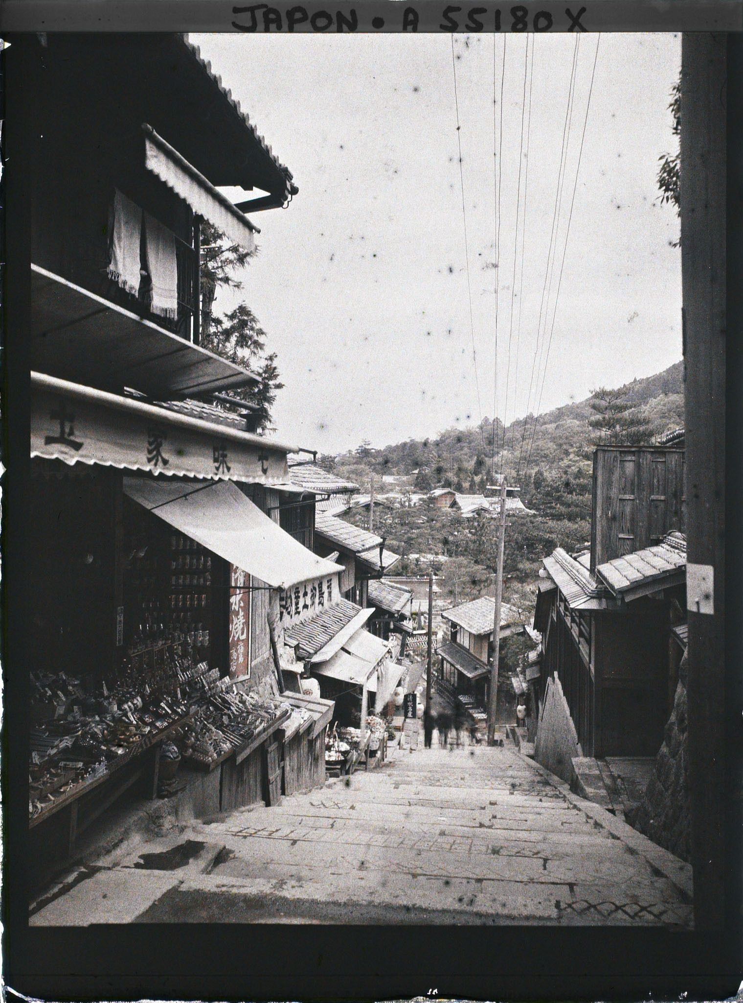 Image représentant quartier Higashiyama, escalier Sannen-zaka
