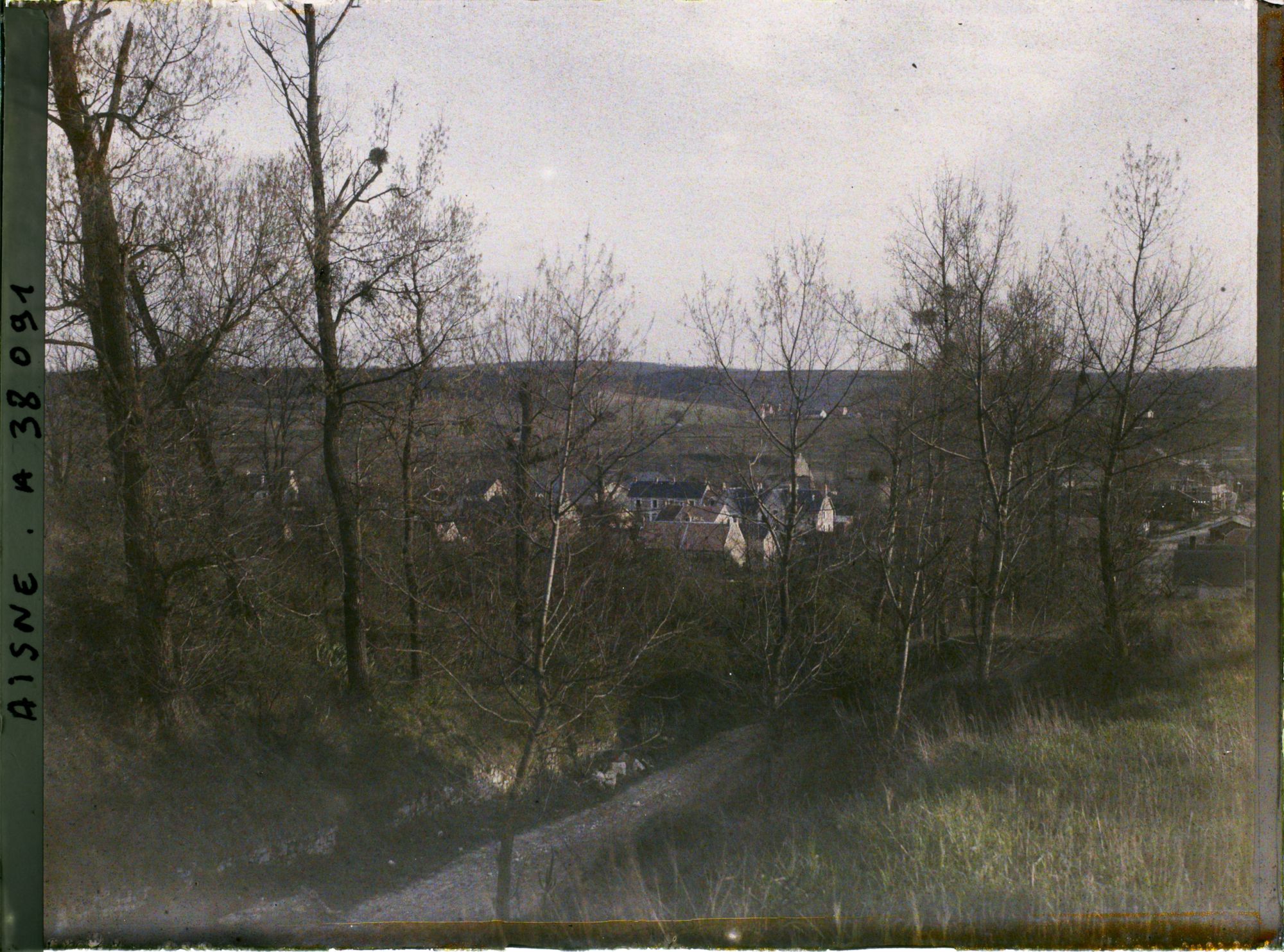 Image représentant France, Bazoches, Le Village au Soleil Couchant