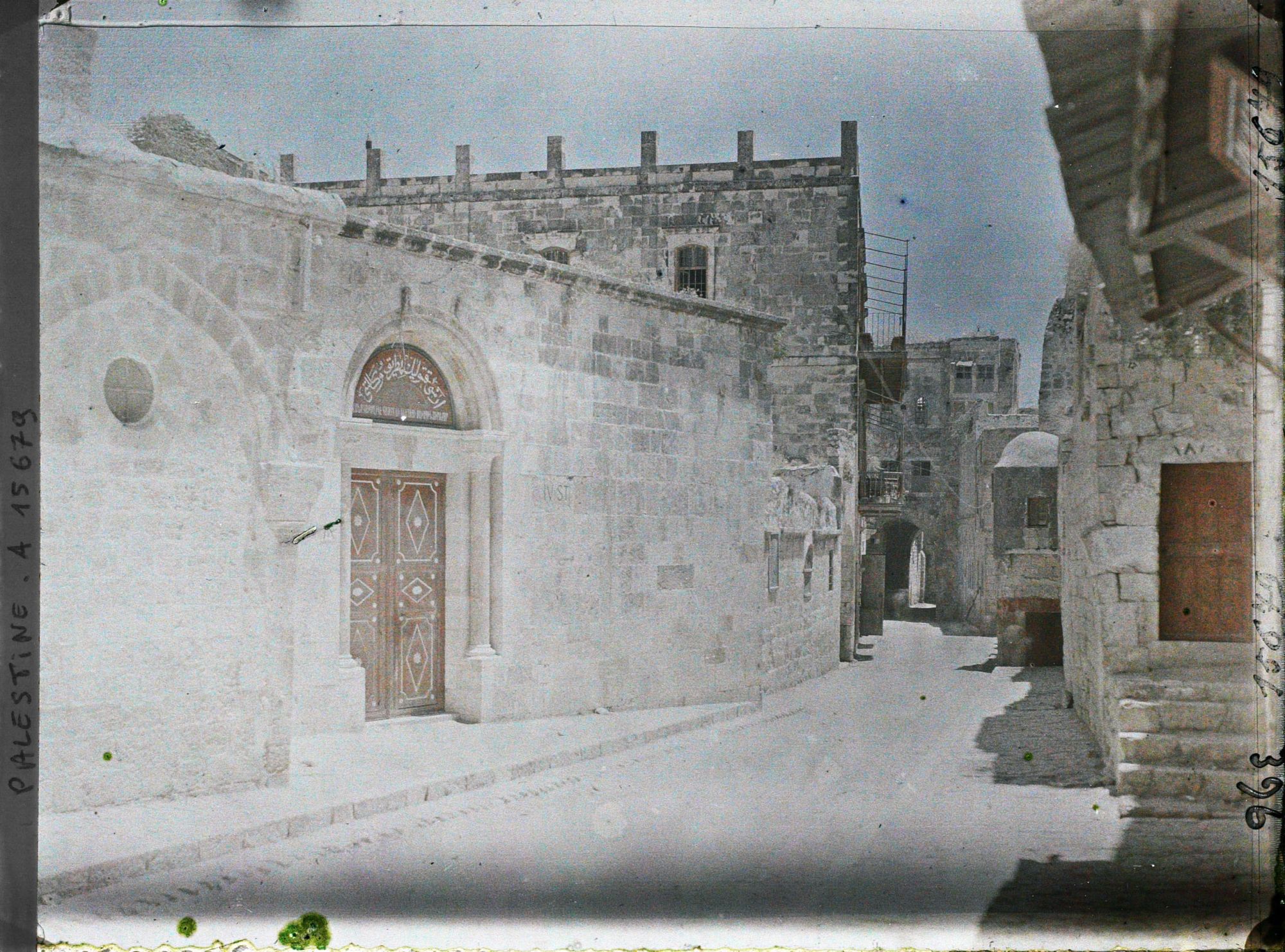 Image représentant Vue de la quatrième station de la Via Dolorosa