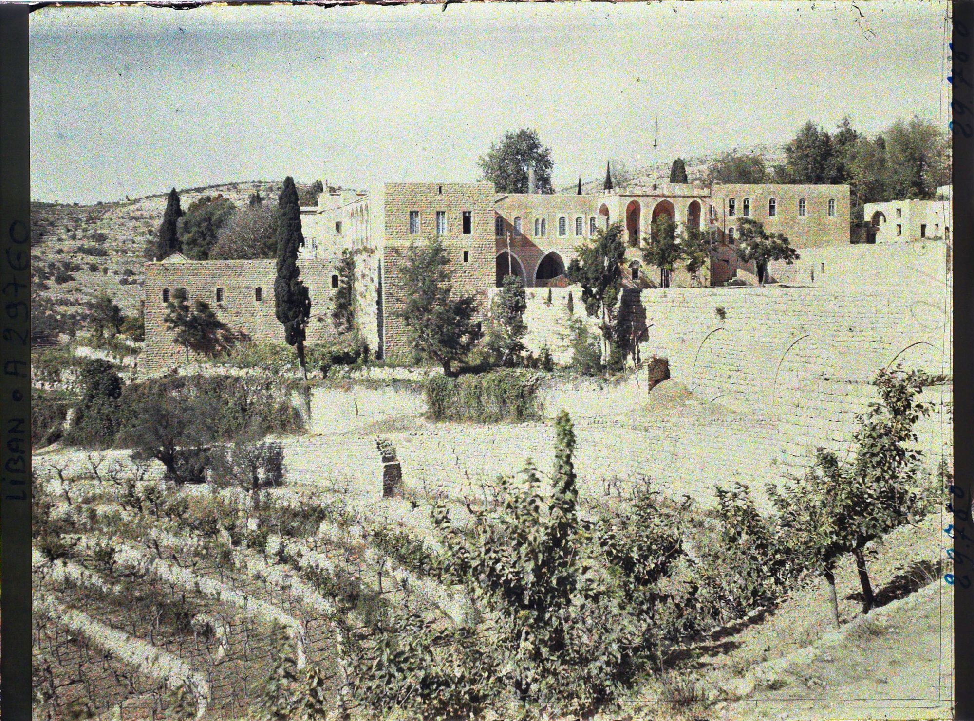 Image représentant Vue générale du palais du gouverneur du Liban