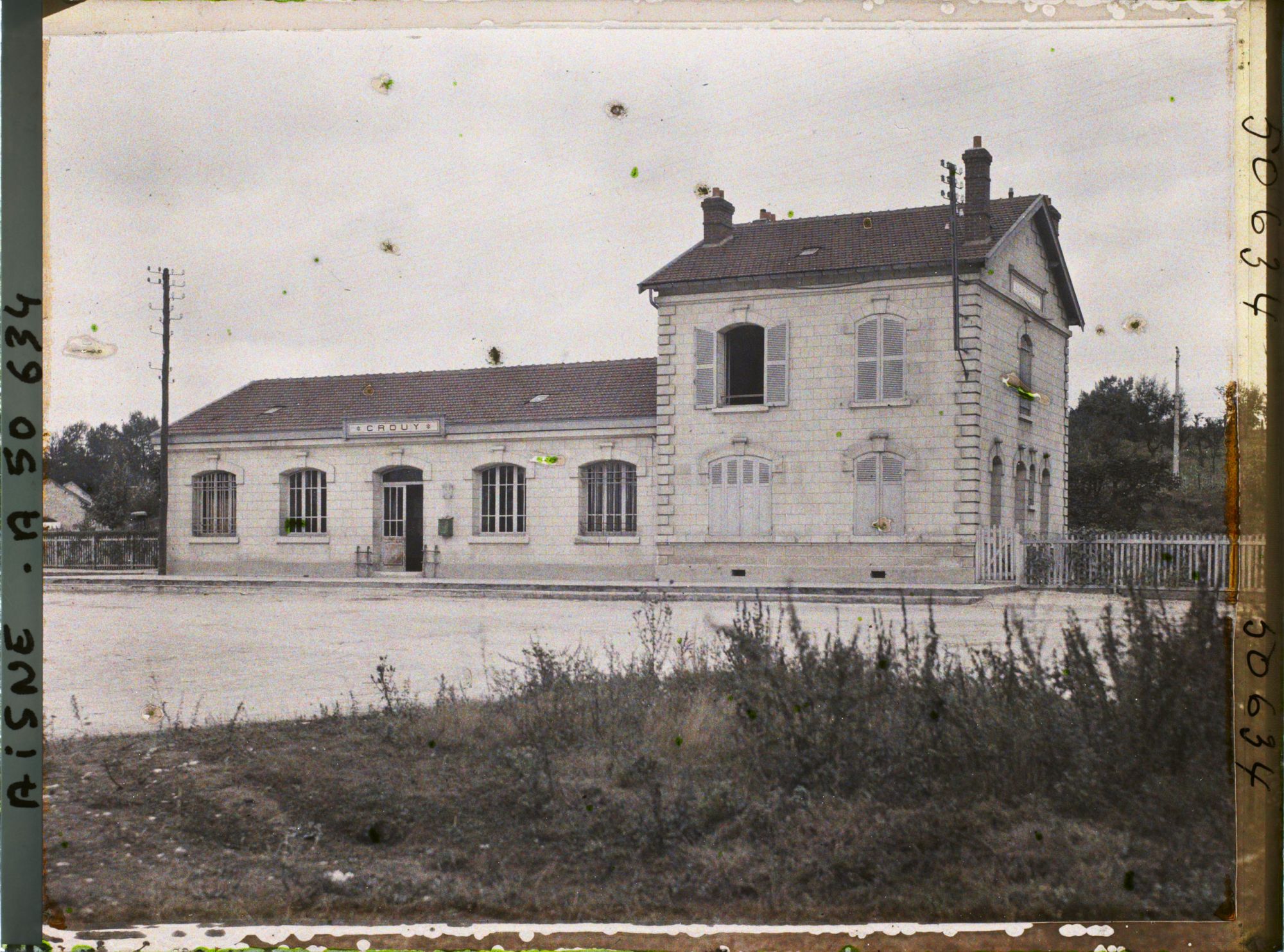 Image représentant France, Crouy, La Gare