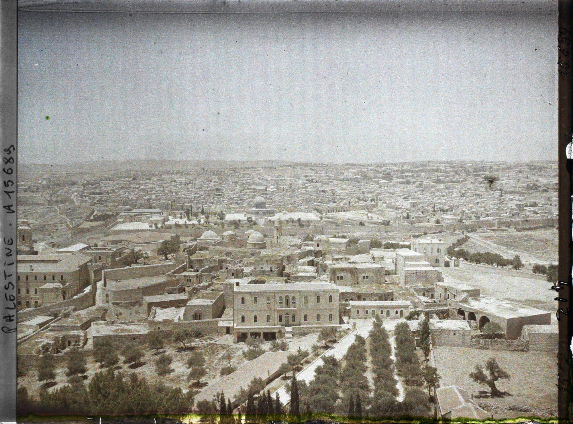 Image représentant Panorama de Jérusalem prise depuis le mont des Oliviers