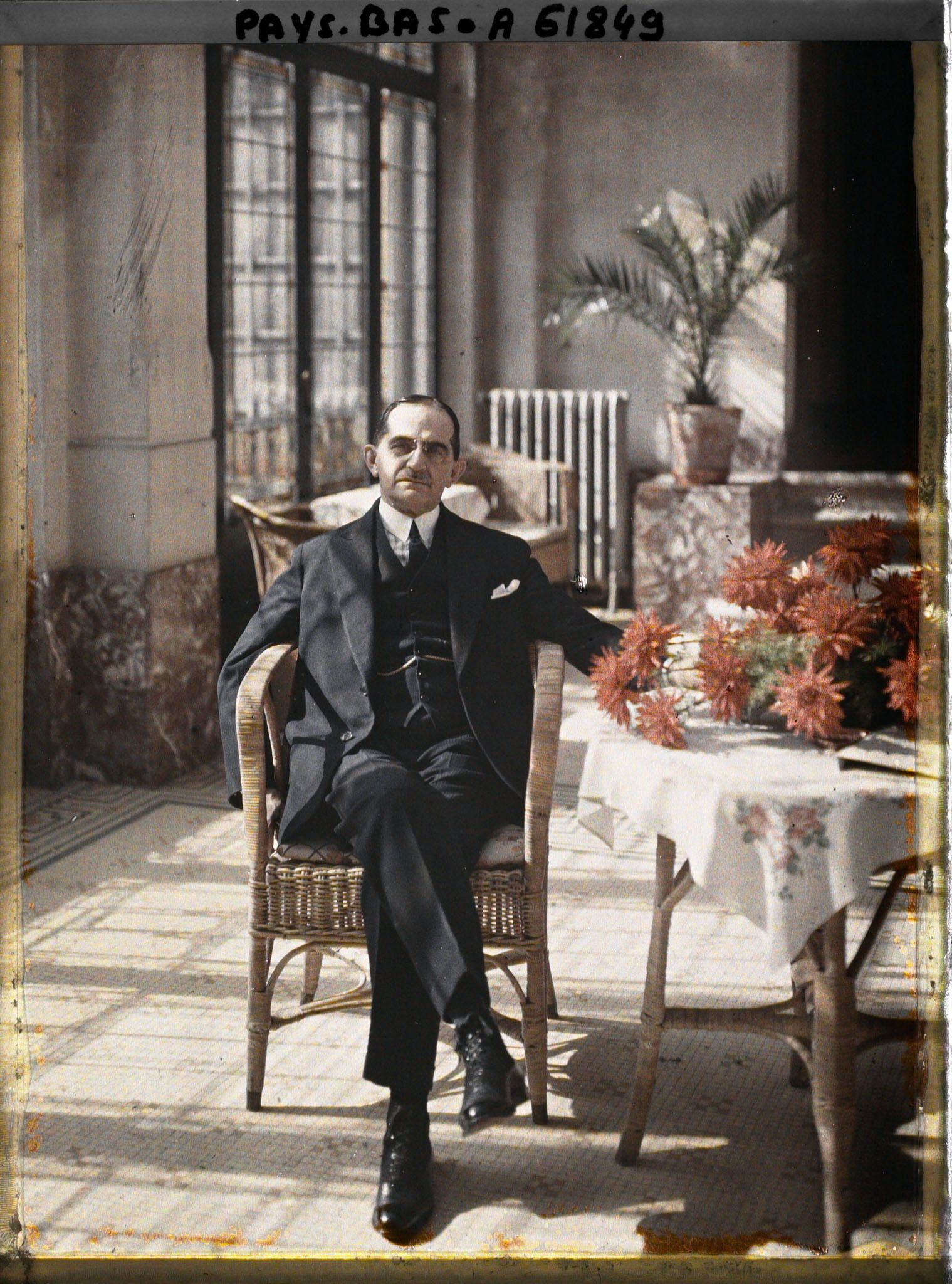 Image représentant Monsieur Politis, Ministre de Grèce