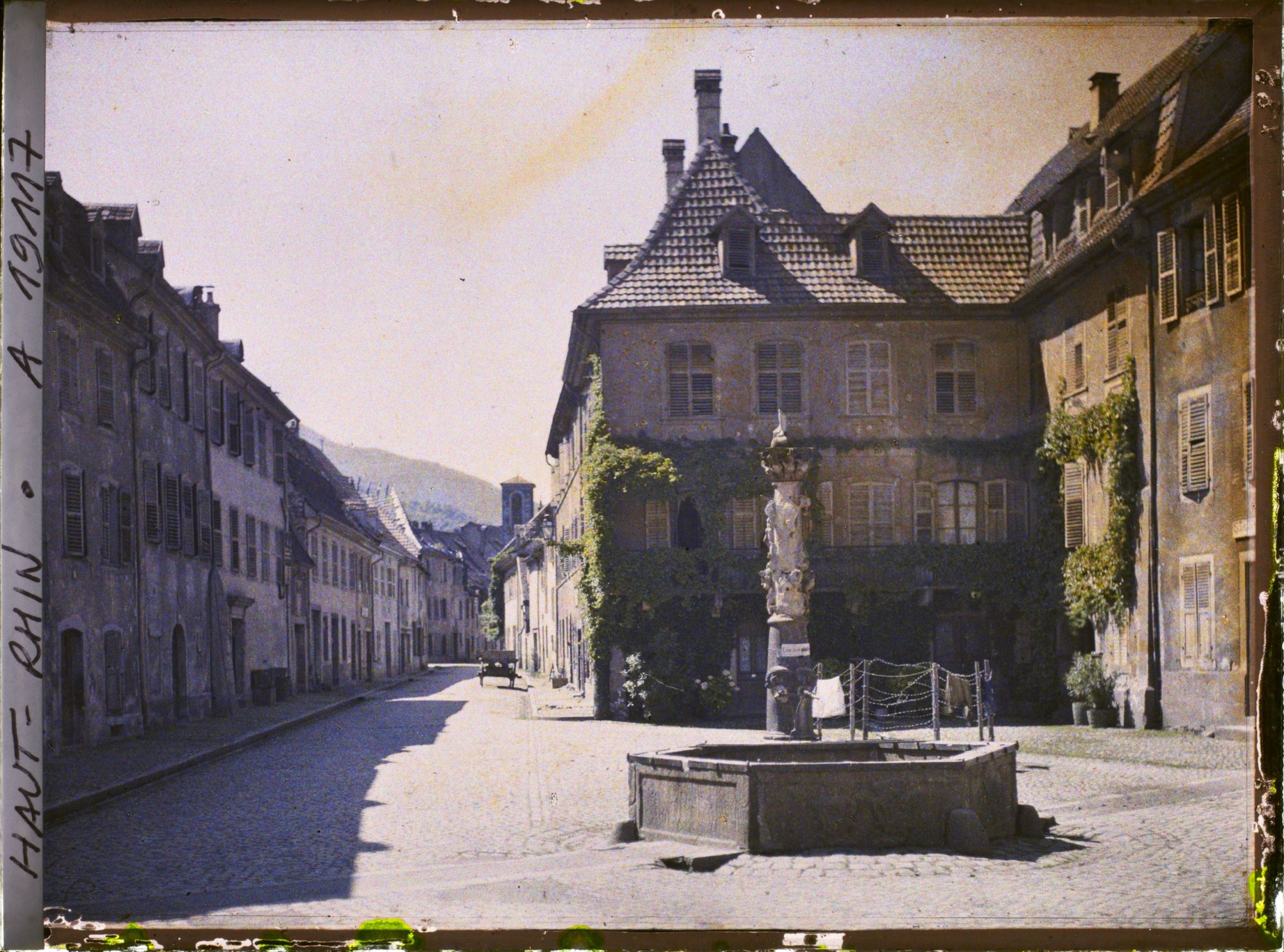 Image représentant France, Thann, Rue de l'Abattoir et Fontaine