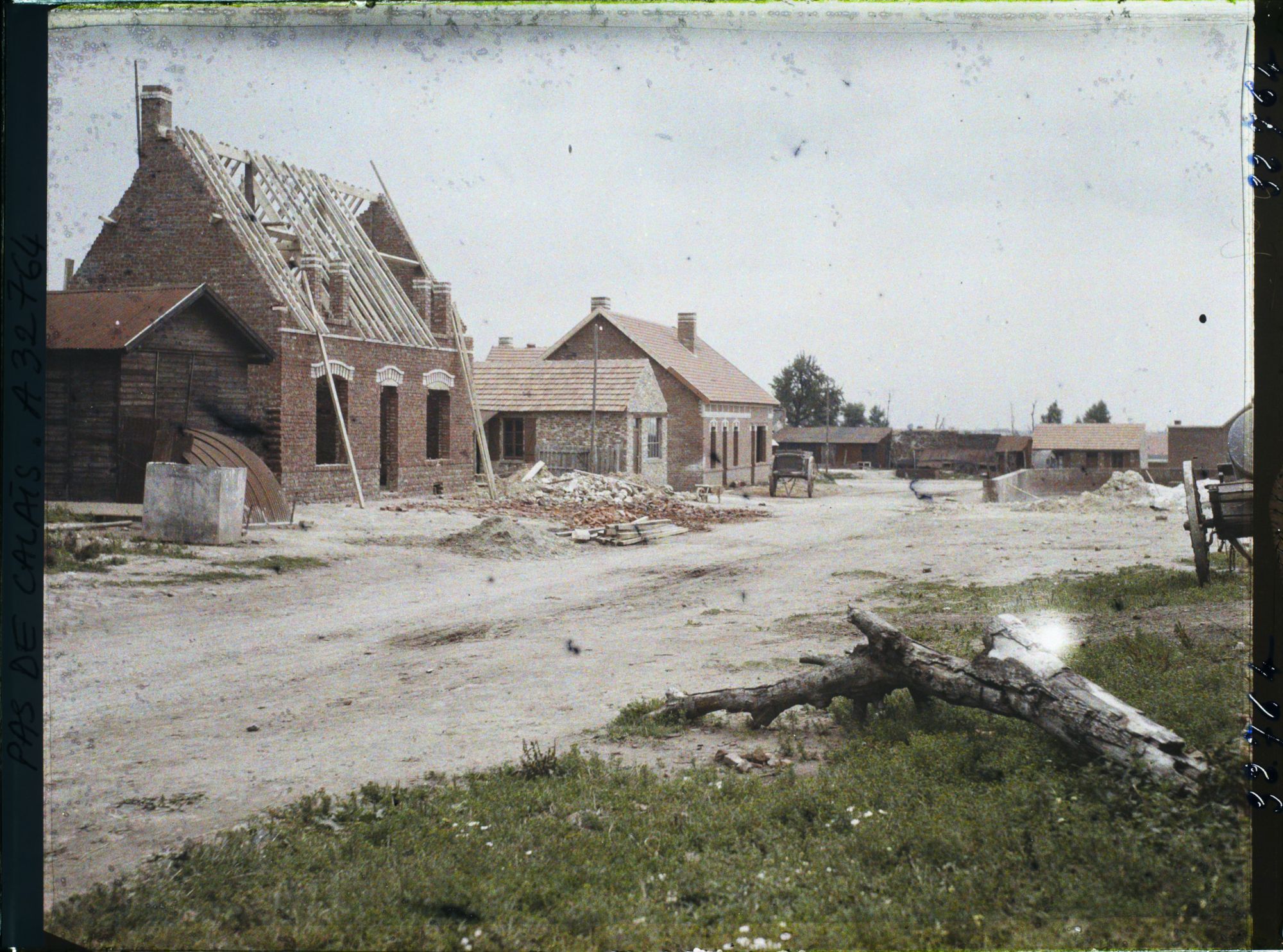 Image représentant France, Achiet, Une vue dans le nouveau Village