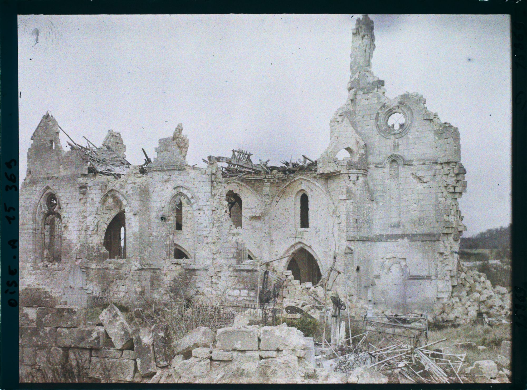 Image représentant France, Thiescourt, Guerre : L'Eglise de Thiescourt