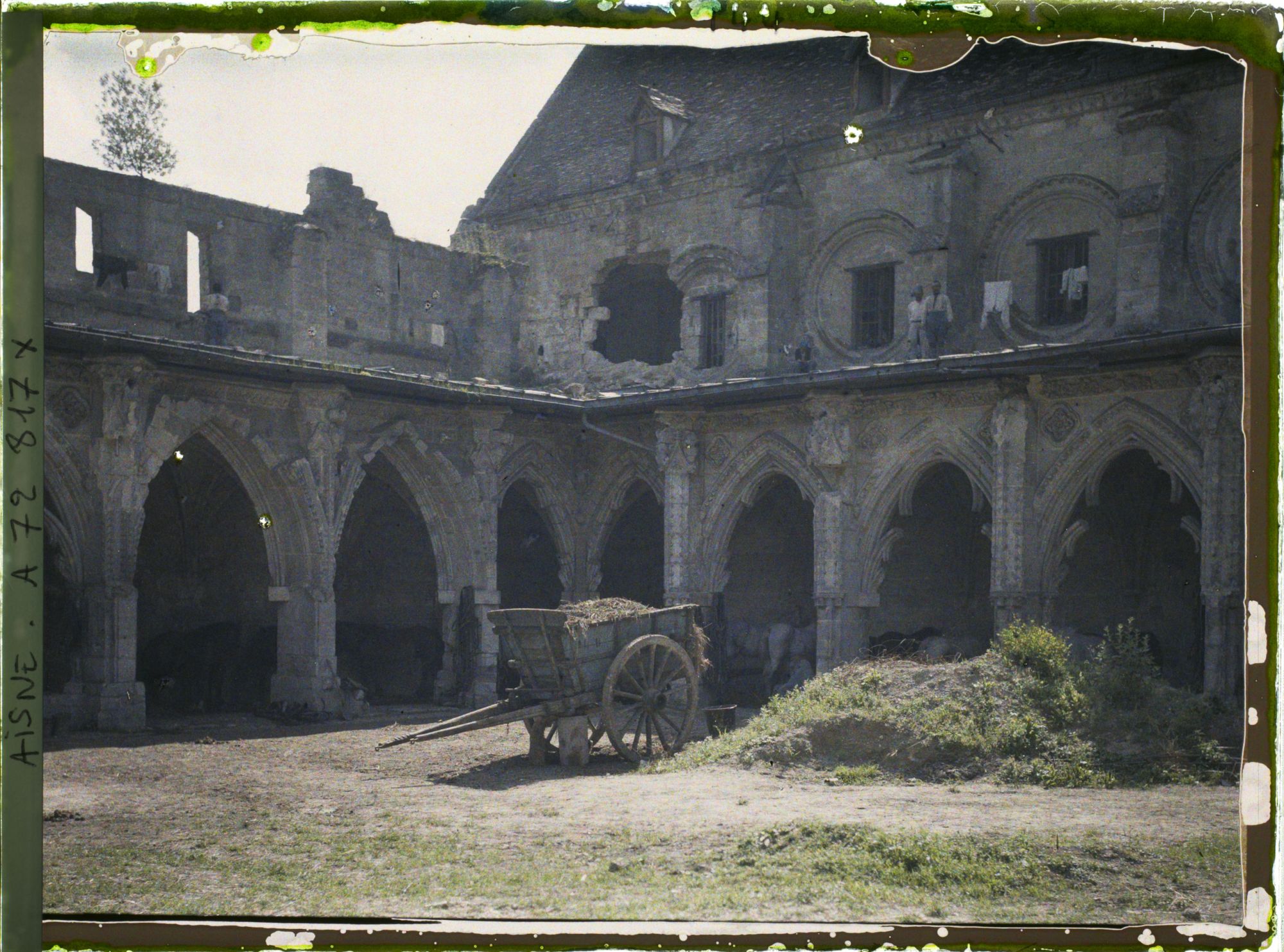 Image représentant Chevaux dans le cloître de l'ancienne abbaye Saint-Jean-des-Vignes